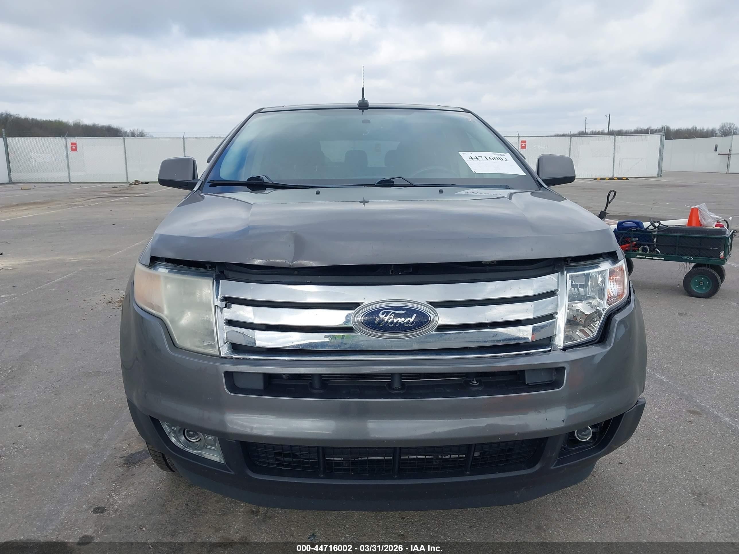 2010 Ford Edge Sel Gray vin: 2FMDK3JC3ABB16178