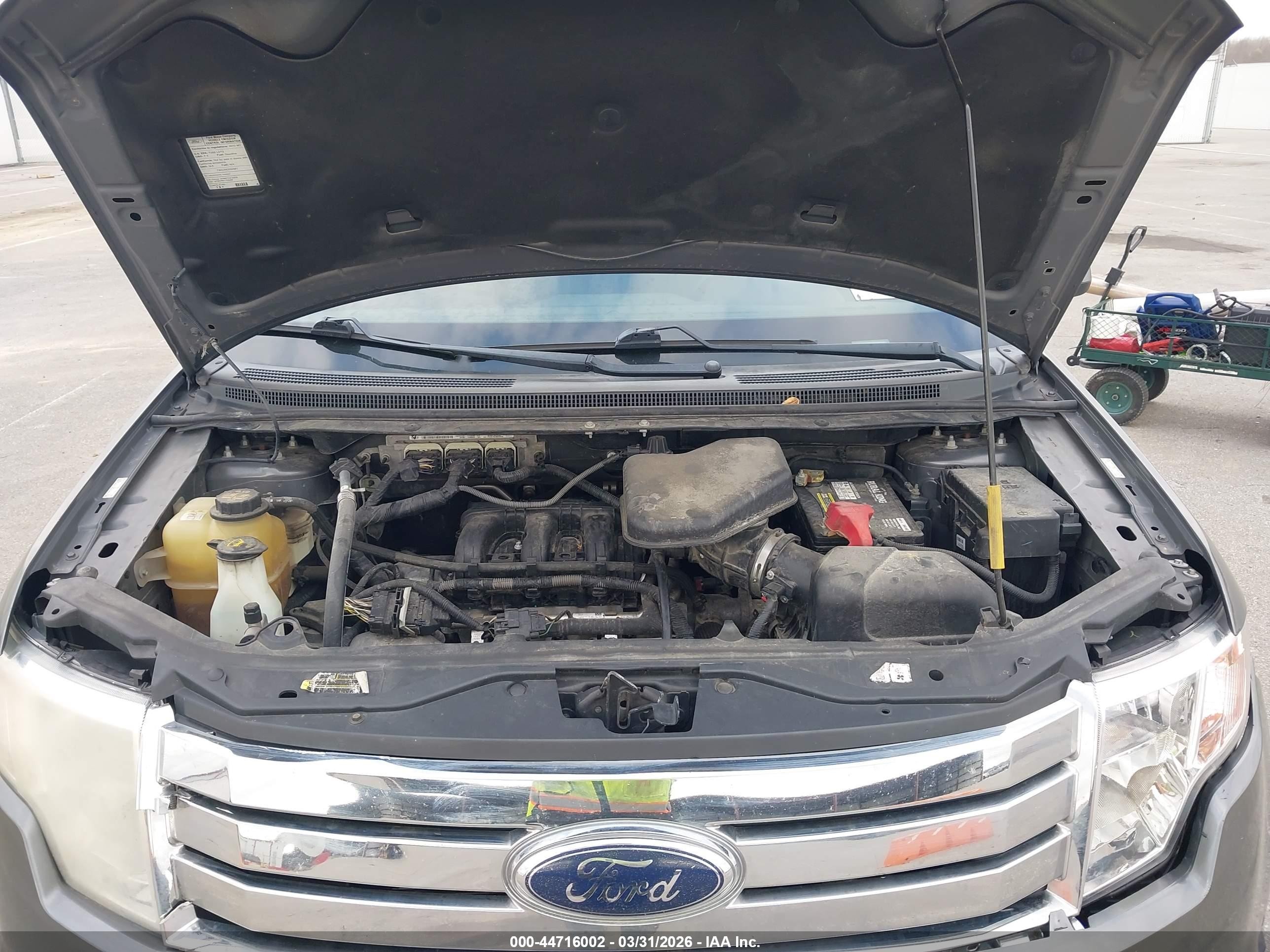 2010 Ford Edge Sel Gray vin: 2FMDK3JC3ABB16178