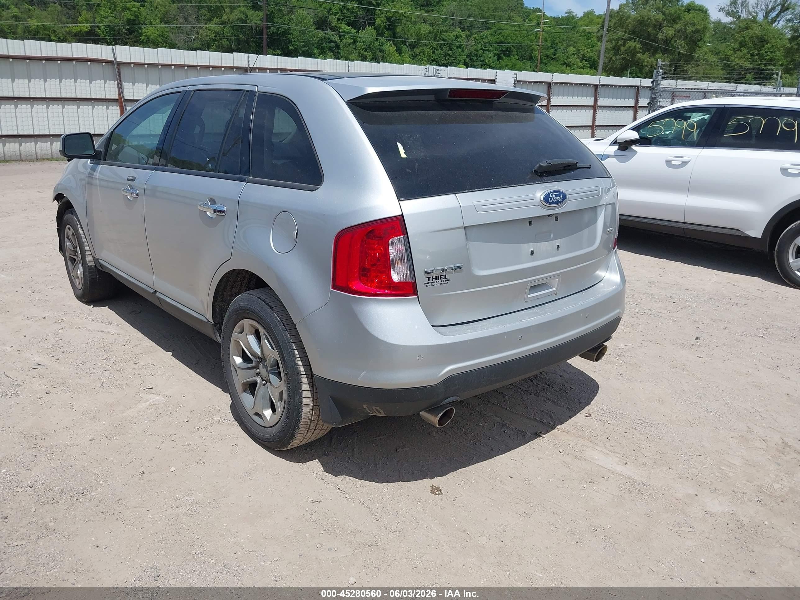 2011 Ford Edge Sel Silver vin: 2FMDK3JC3BBA00707