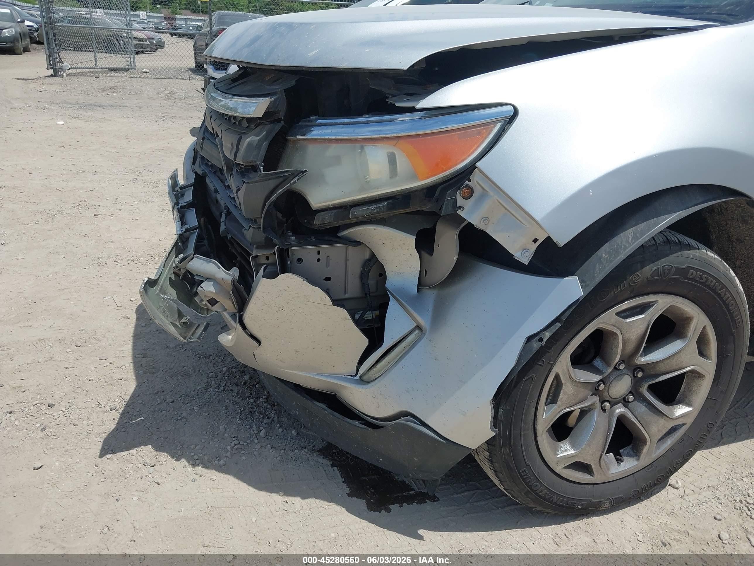 2011 Ford Edge Sel Silver vin: 2FMDK3JC3BBA00707
