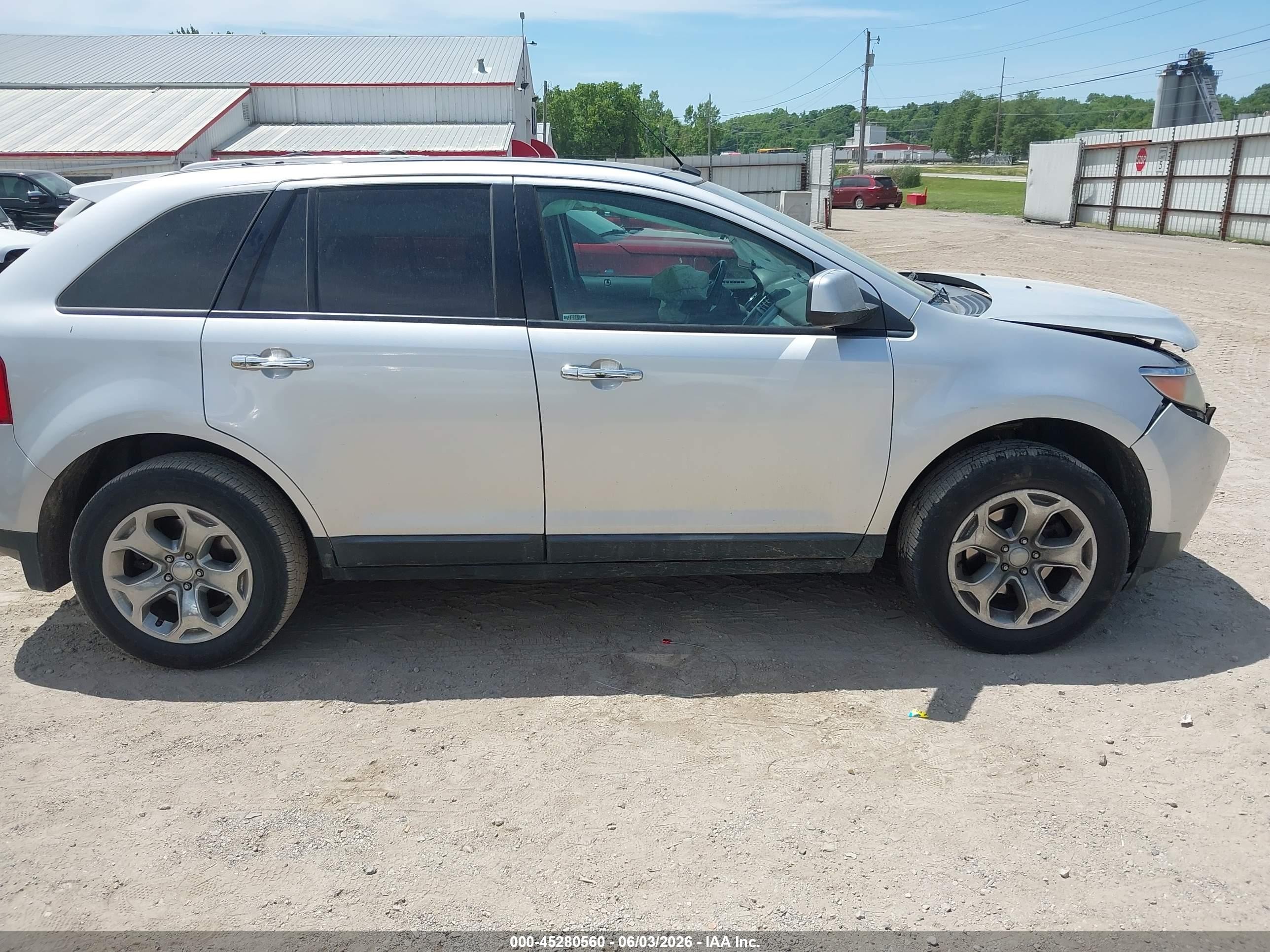 2011 Ford Edge Sel Silver vin: 2FMDK3JC3BBA00707