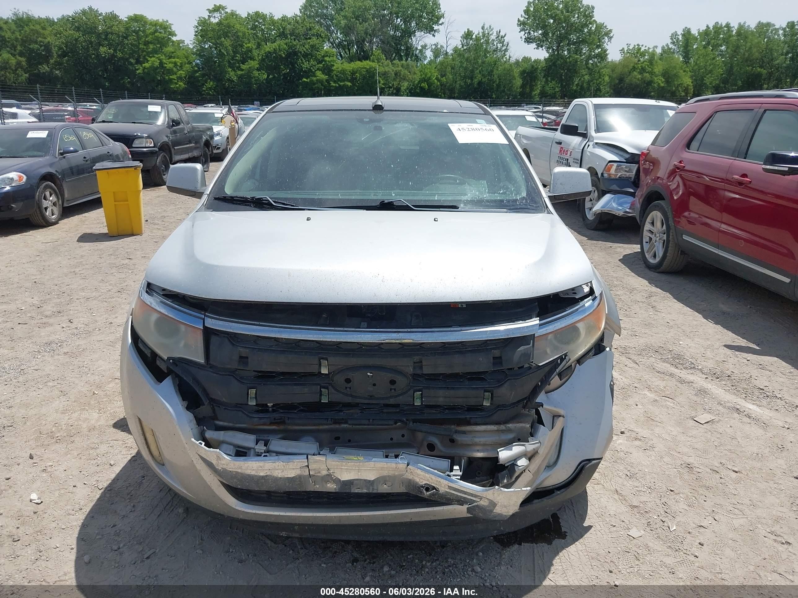 2011 Ford Edge Sel Silver vin: 2FMDK3JC3BBA00707