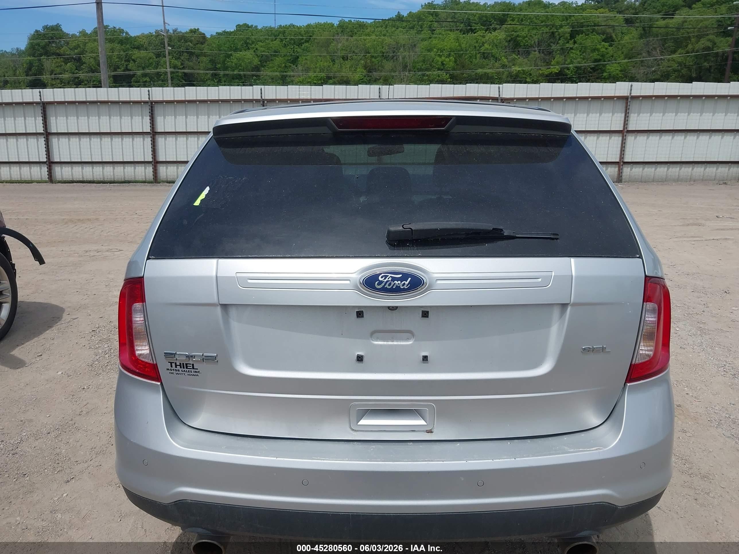 2011 Ford Edge Sel Silver vin: 2FMDK3JC3BBA00707