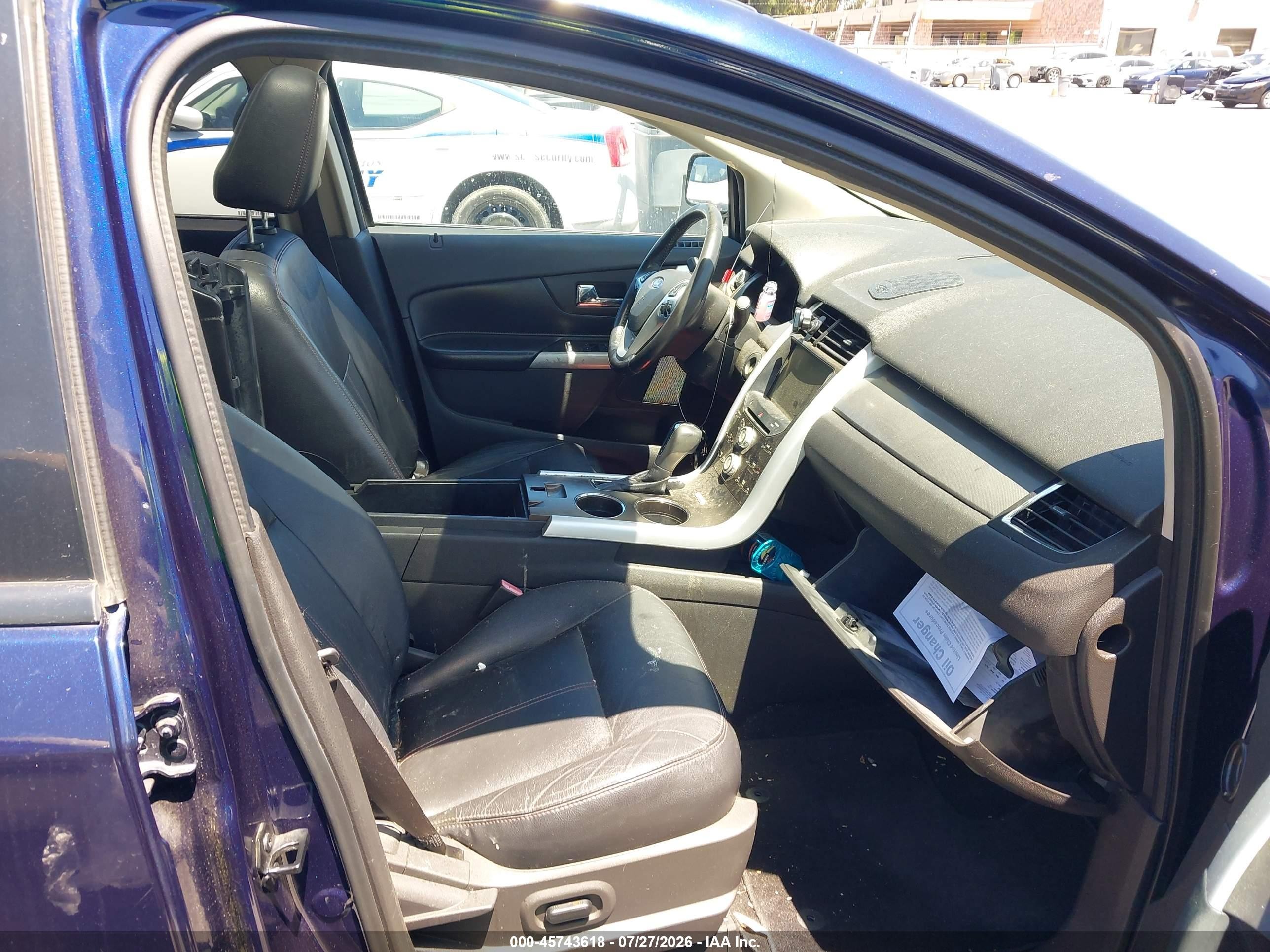 2011 Ford Edge Sel Blue vin: 2FMDK3JC3BBA27664