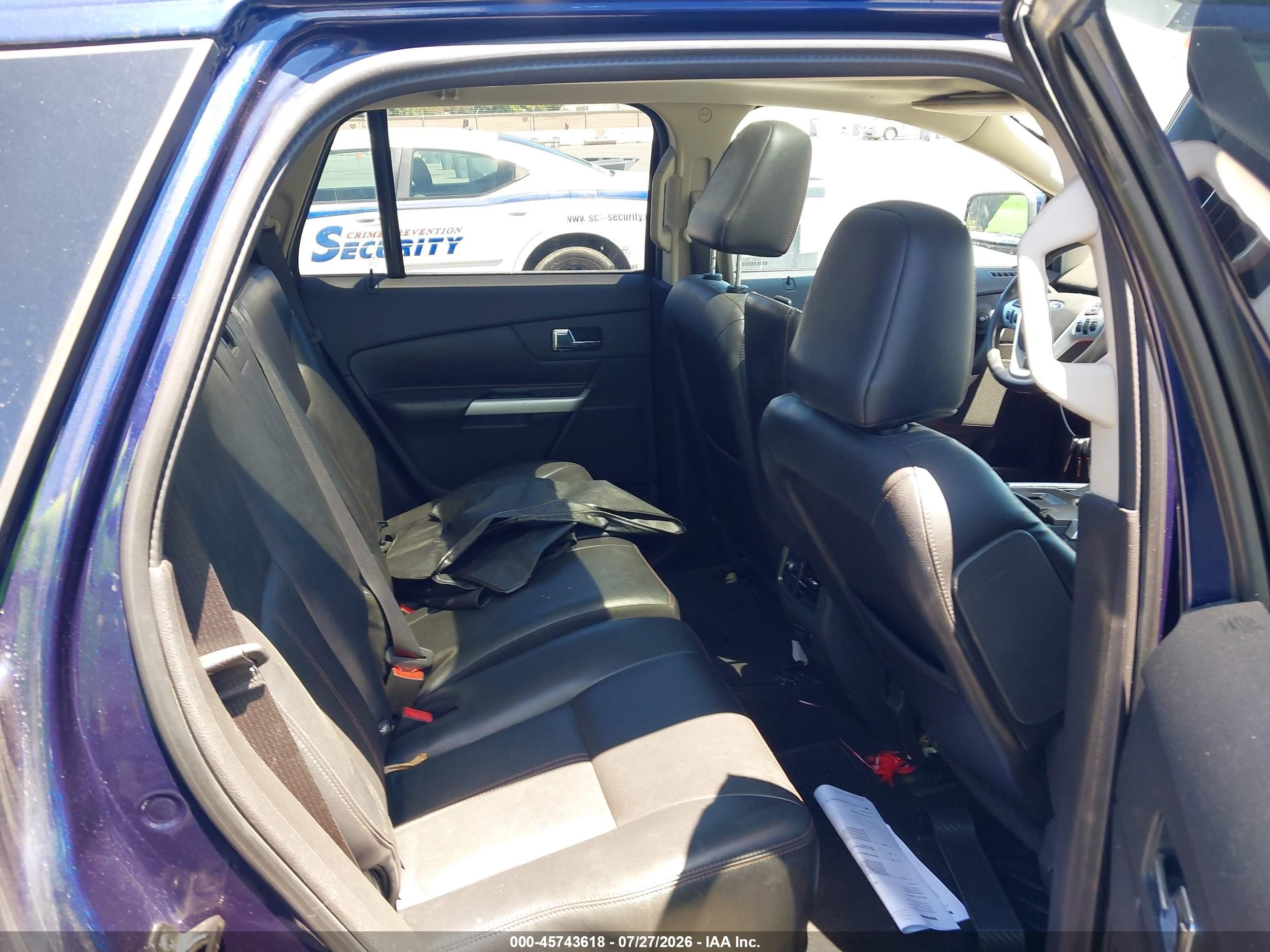 2011 Ford Edge Sel Blue vin: 2FMDK3JC3BBA27664