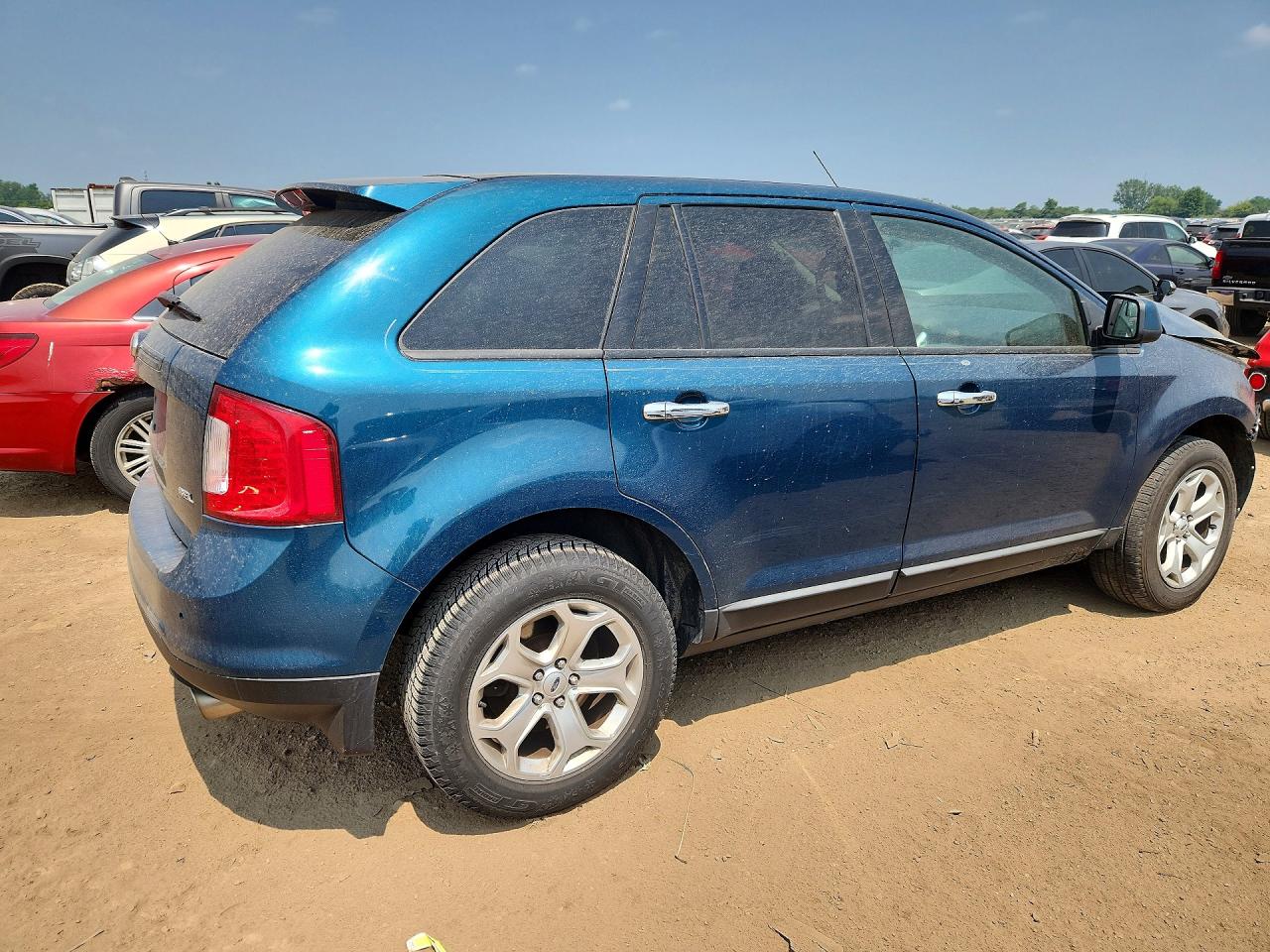 2011 Ford Edge Sel Blue vin: 2FMDK3JC3BBA59689