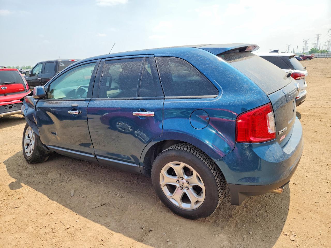 2011 Ford Edge Sel Blue vin: 2FMDK3JC3BBA59689