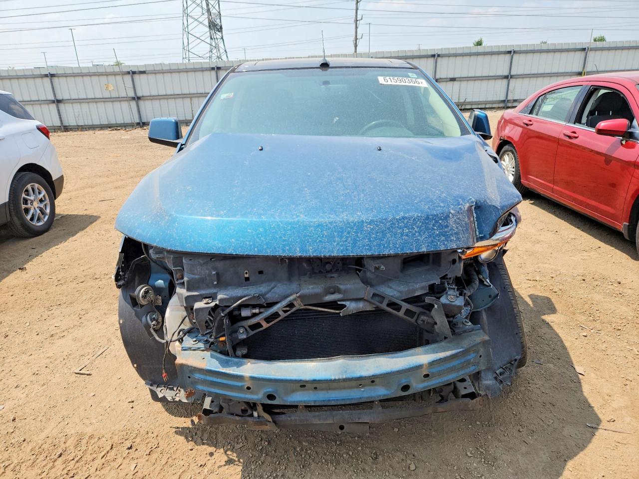 2011 Ford Edge Sel Blue vin: 2FMDK3JC3BBA59689