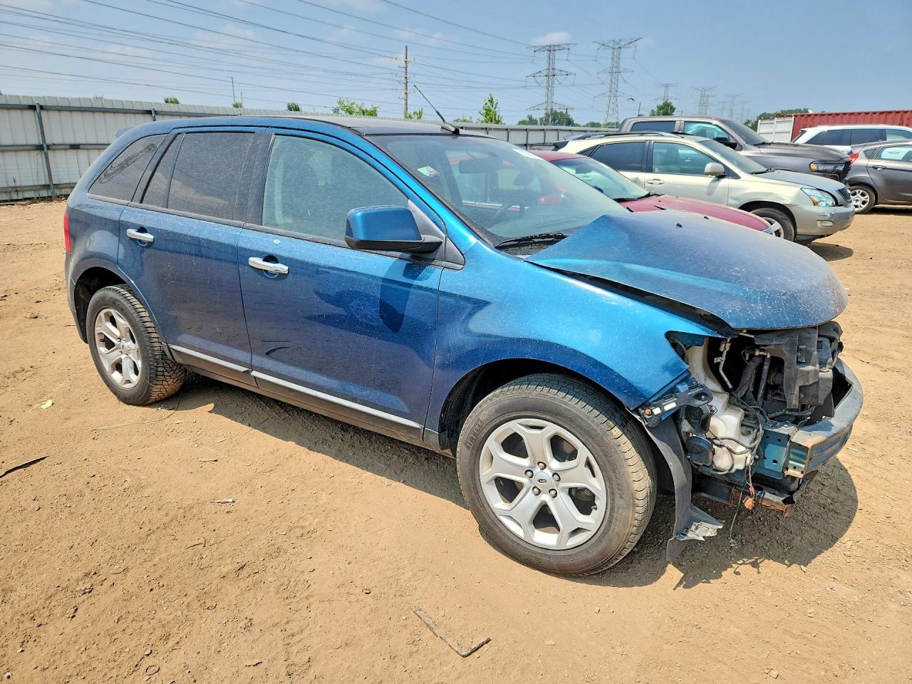 2011 Ford Edge Sel Blue vin: 2FMDK3JC3BBA59689