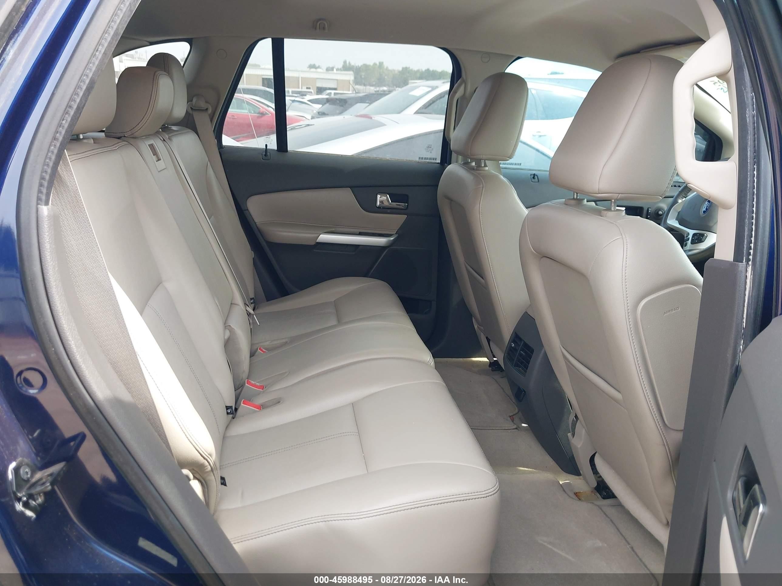 2011 Ford Edge Sel Blue vin: 2FMDK3JC3BBA70224
