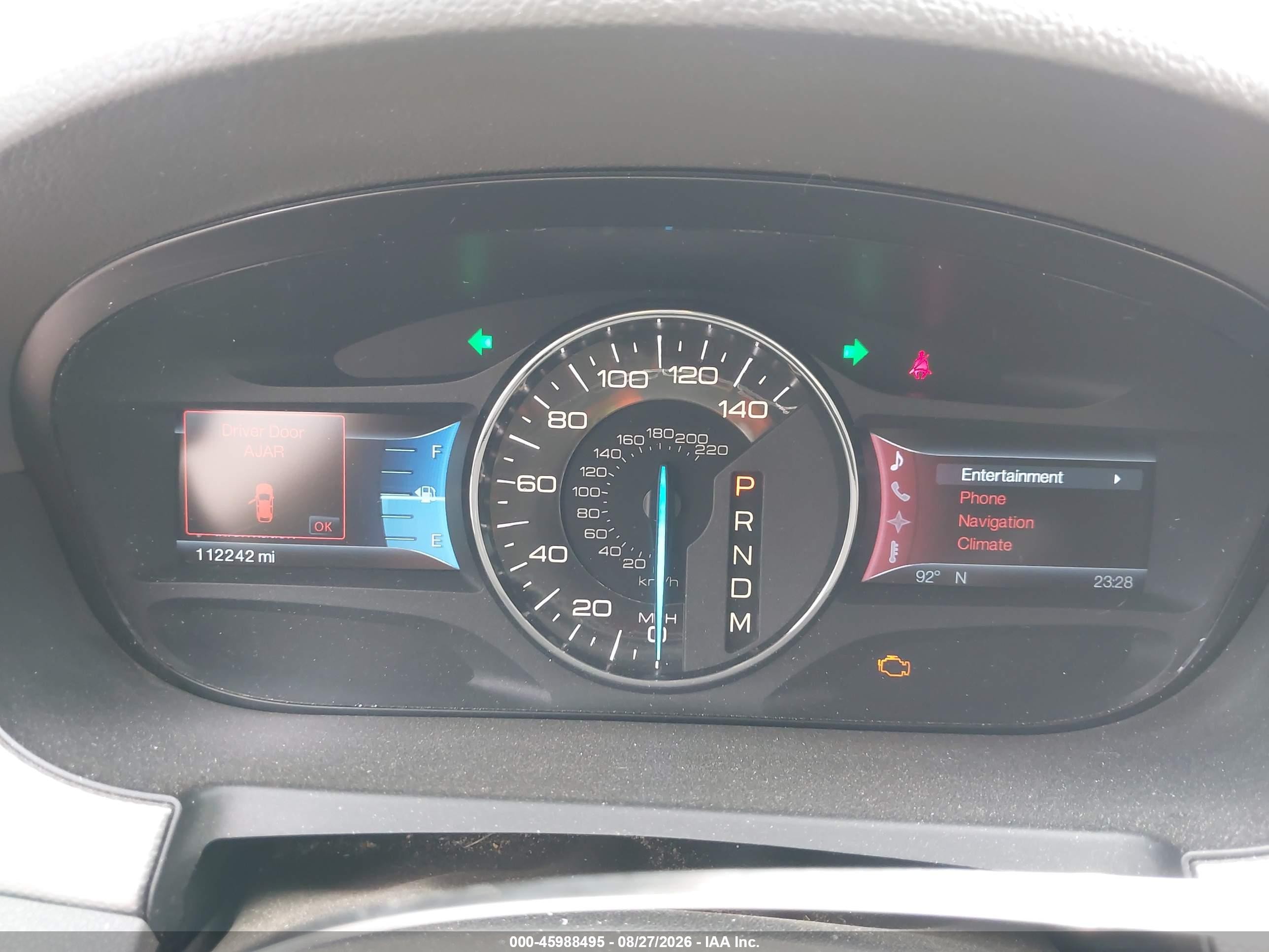 2011 Ford Edge Sel Blue vin: 2FMDK3JC3BBA70224