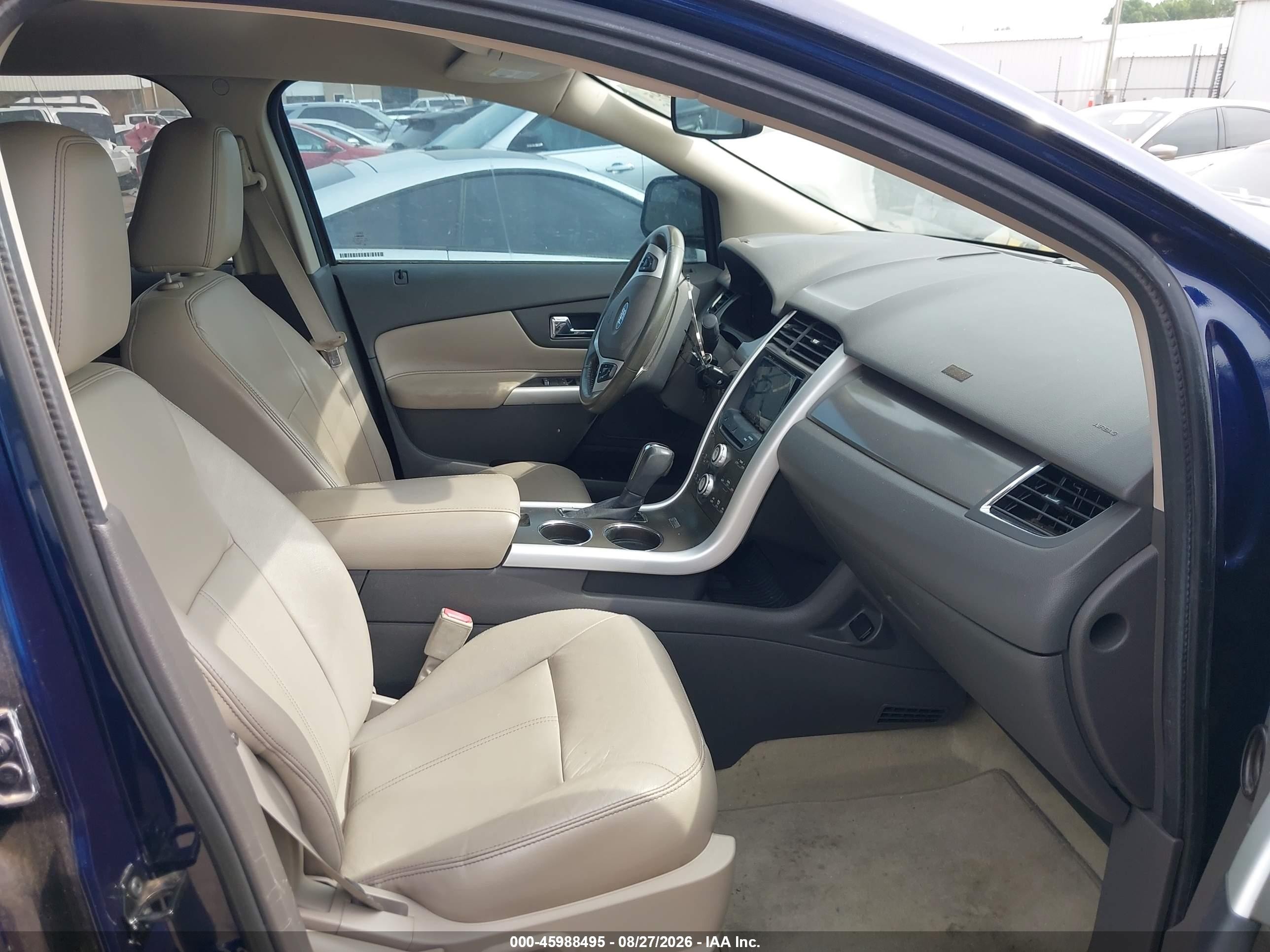 2011 Ford Edge Sel Blue vin: 2FMDK3JC3BBA70224