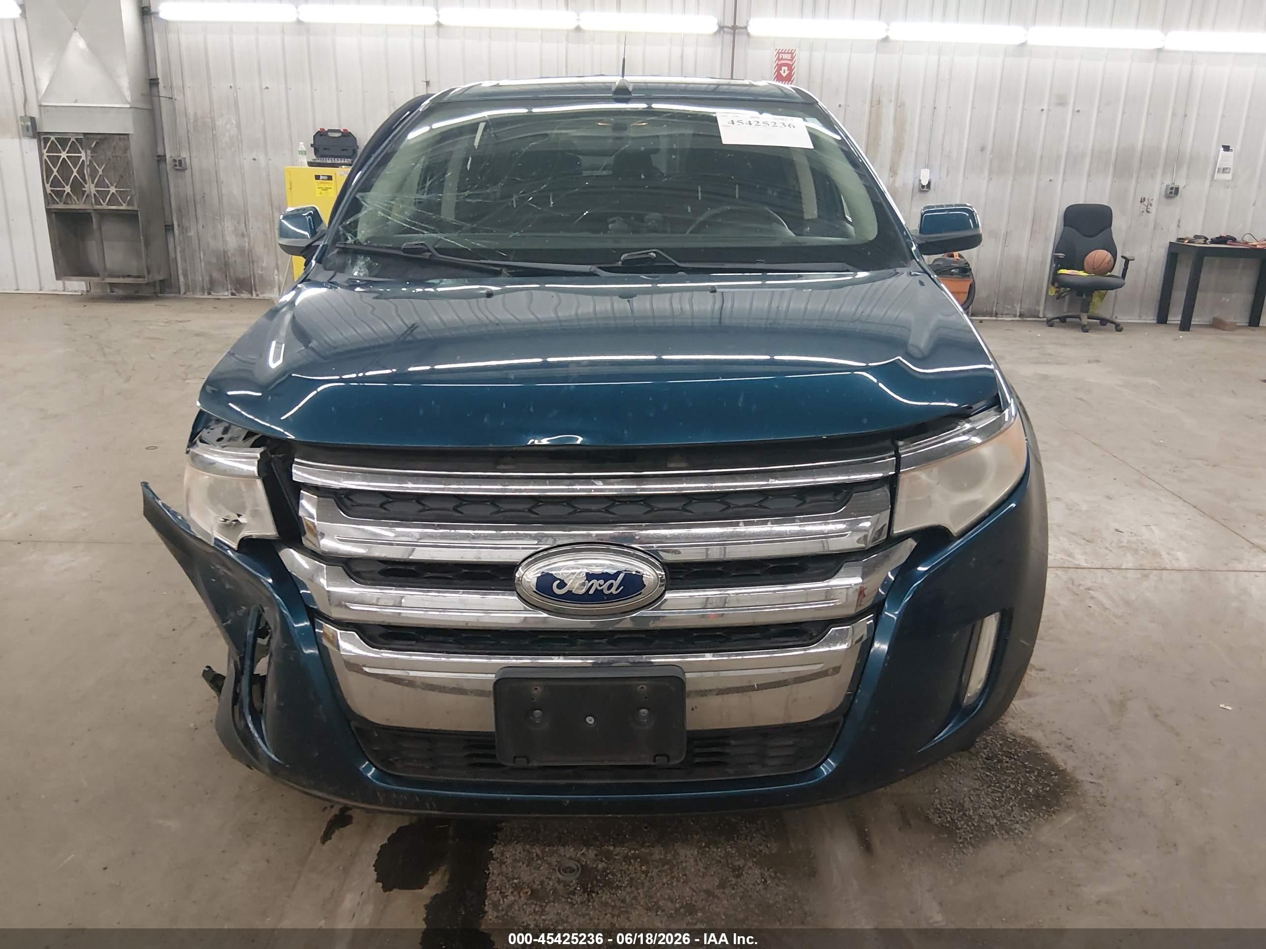 2011 Ford Edge Sel Turquoise vin: 2FMDK3JC3BBB31149