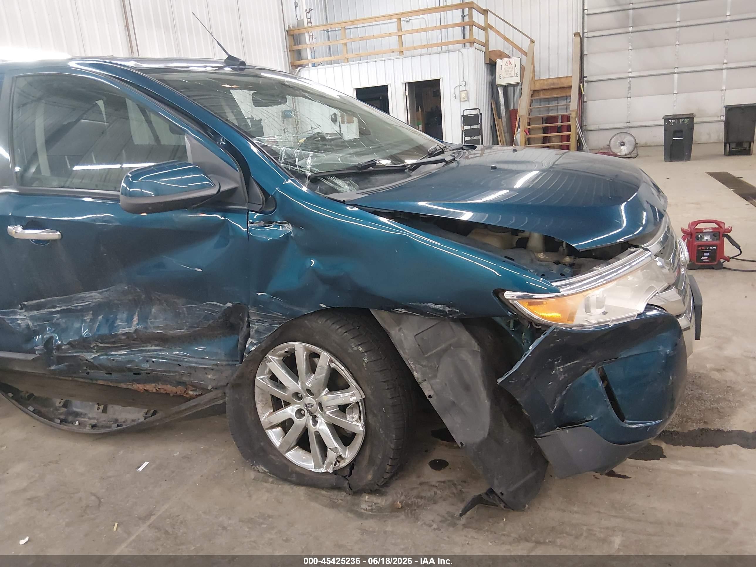 2011 Ford Edge Sel Turquoise vin: 2FMDK3JC3BBB31149