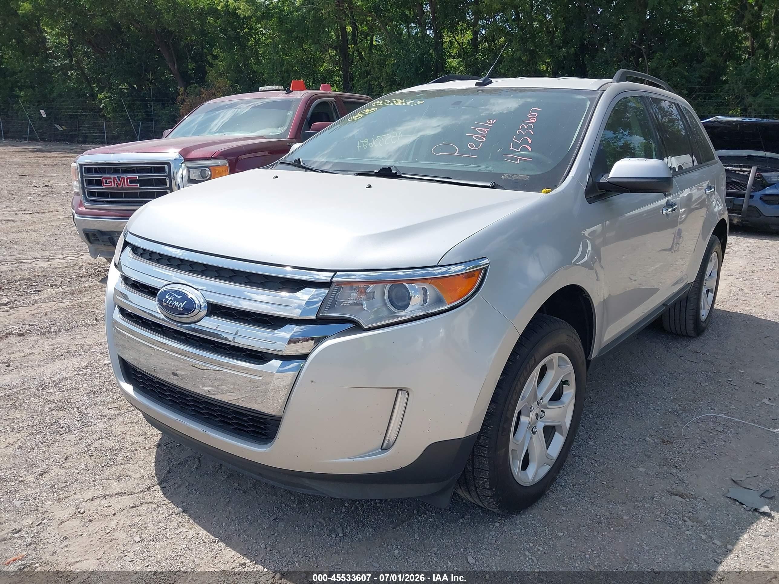 2011 Ford Edge Sel Silver vin: 2FMDK3JC3BBB54236