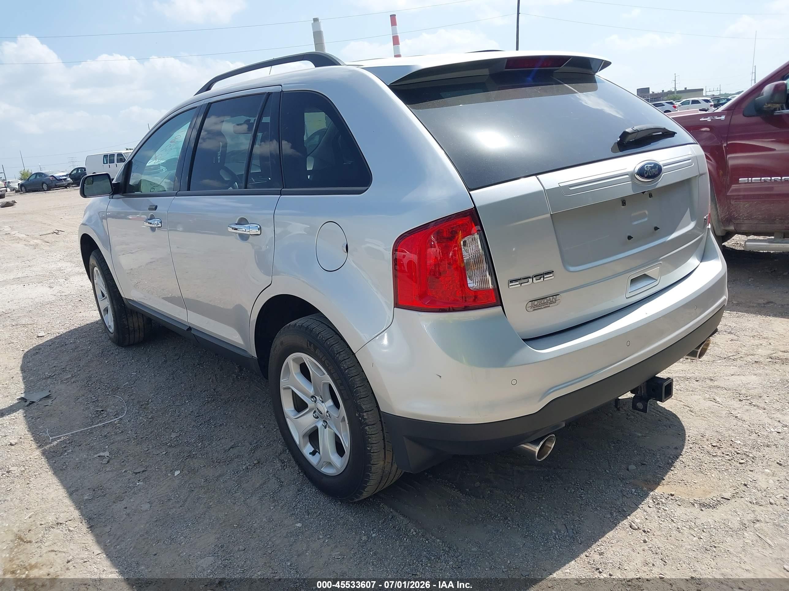 2011 Ford Edge Sel Silver vin: 2FMDK3JC3BBB54236