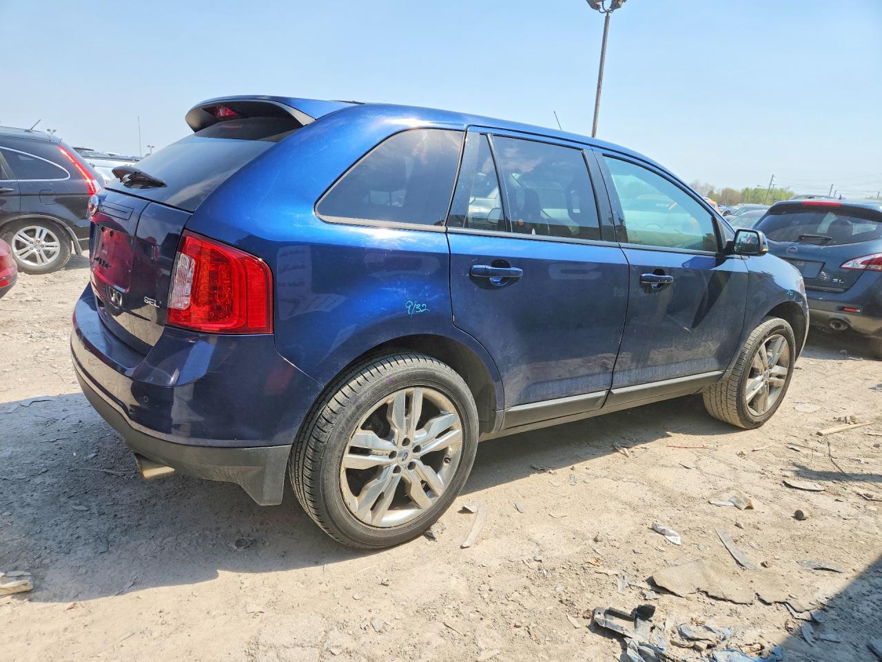 2012 Ford Edge Sel Blue vin: 2FMDK3JC3CBA11787