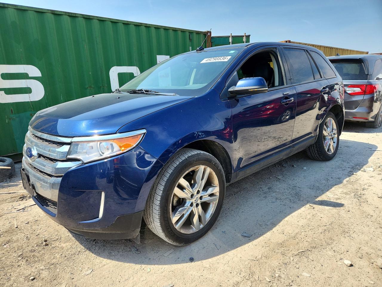 2012 Ford Edge Sel Blue vin: 2FMDK3JC3CBA11787