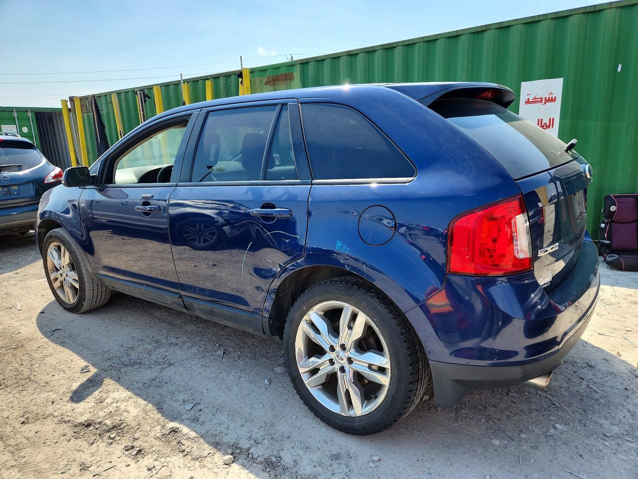 2012 Ford Edge Sel Blue vin: 2FMDK3JC3CBA11787