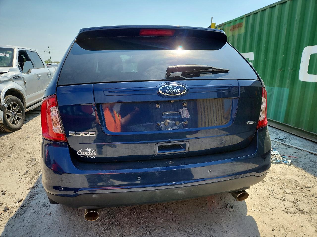 2012 Ford Edge Sel Blue vin: 2FMDK3JC3CBA11787