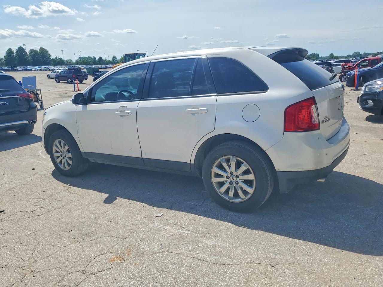 2012 Ford Edge Sel White vin: 2FMDK3JC3CBA87610