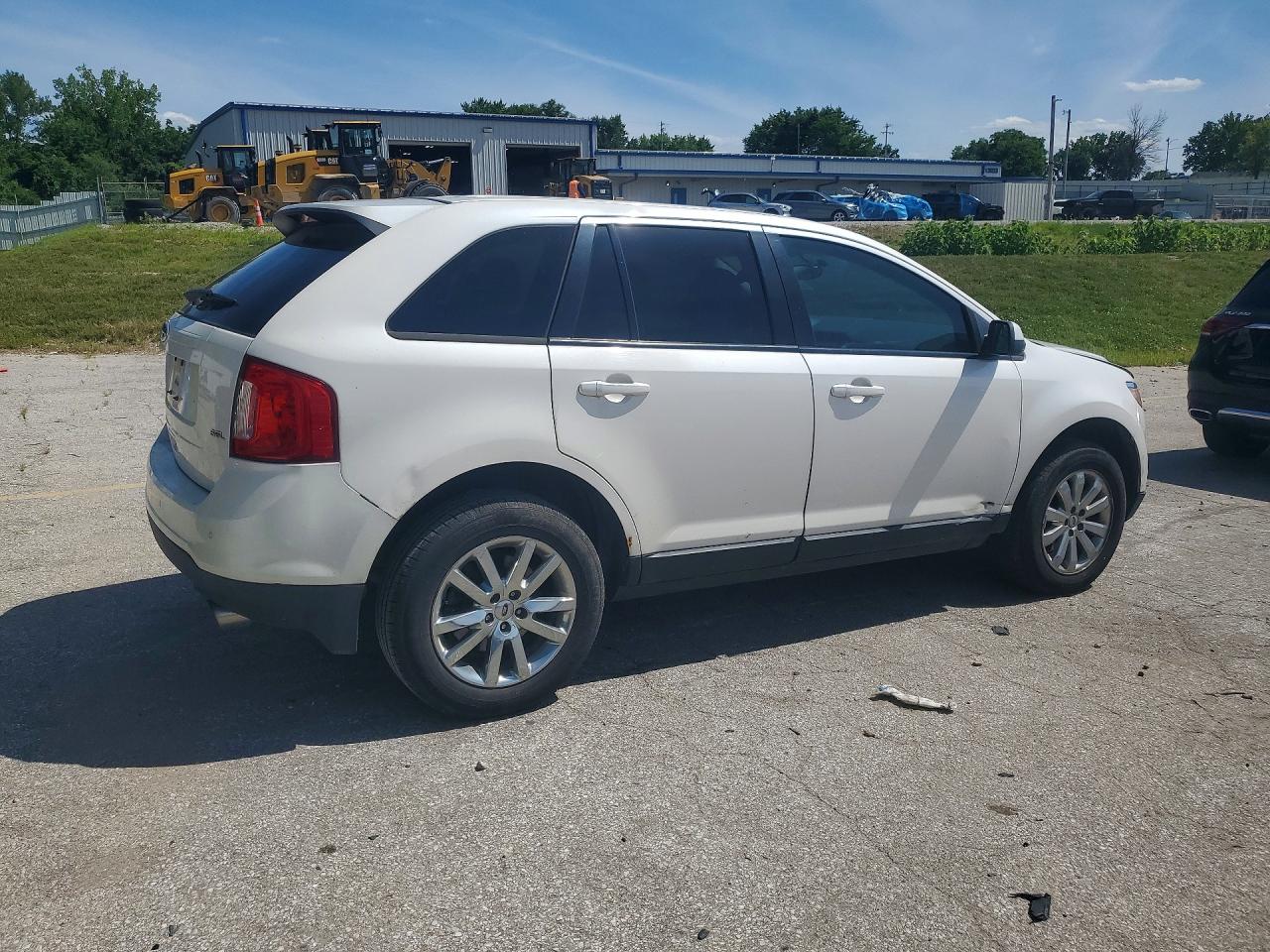 2012 Ford Edge Sel White vin: 2FMDK3JC3CBA87610