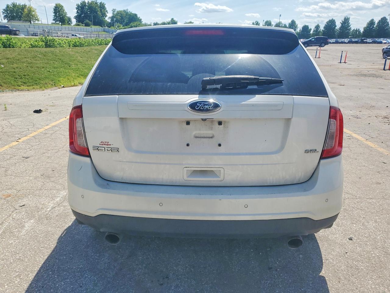 2012 Ford Edge Sel White vin: 2FMDK3JC3CBA87610