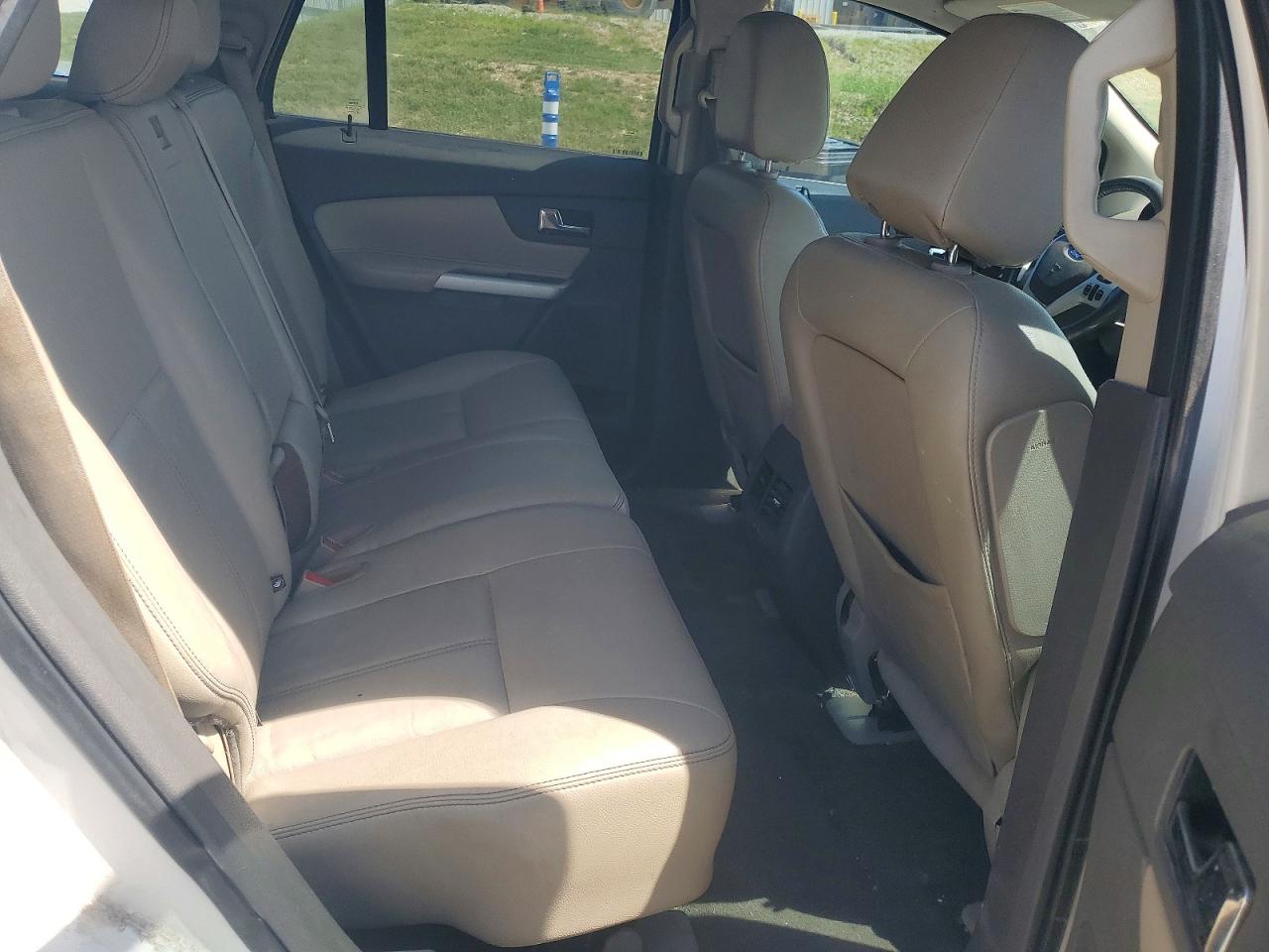 2012 Ford Edge Sel White vin: 2FMDK3JC3CBA87610
