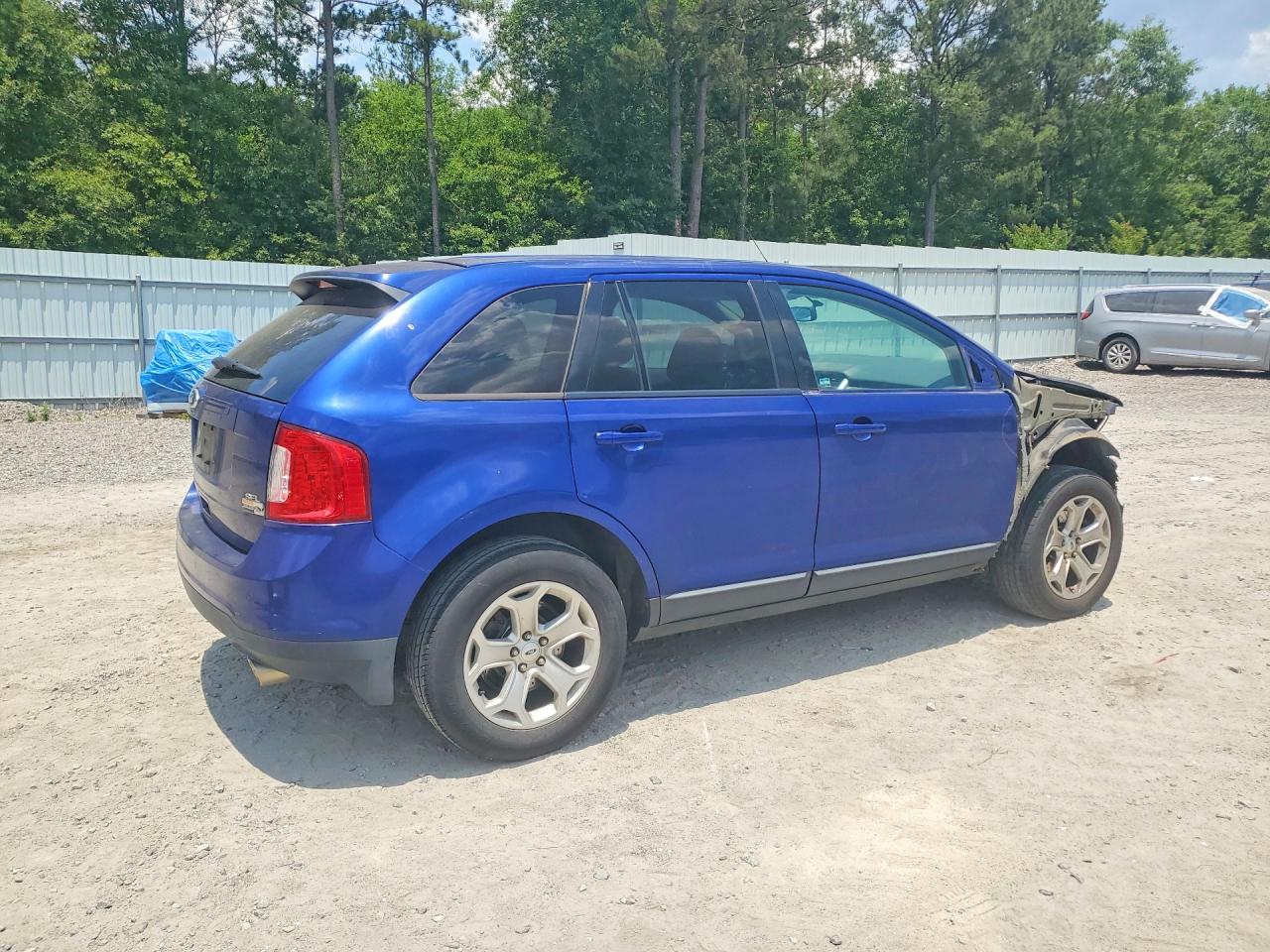 2013 Ford Edge Sel Blue vin: 2FMDK3JC3DBA09443