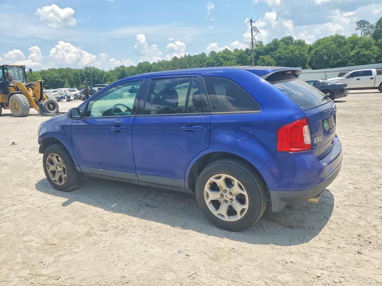 2013 Ford Edge Sel Blue vin: 2FMDK3JC3DBA09443