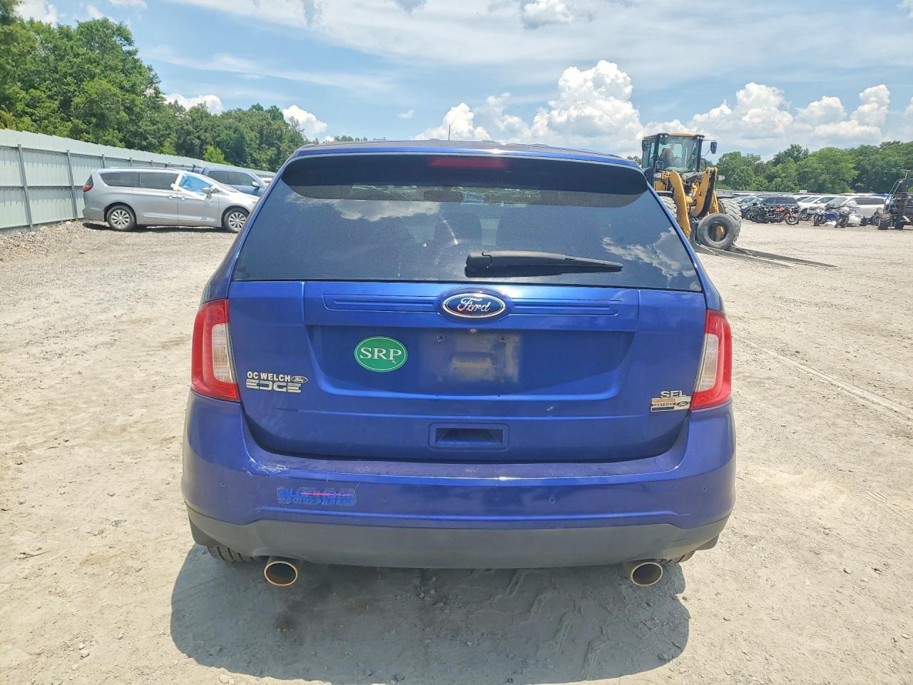 2013 Ford Edge Sel Blue vin: 2FMDK3JC3DBA09443