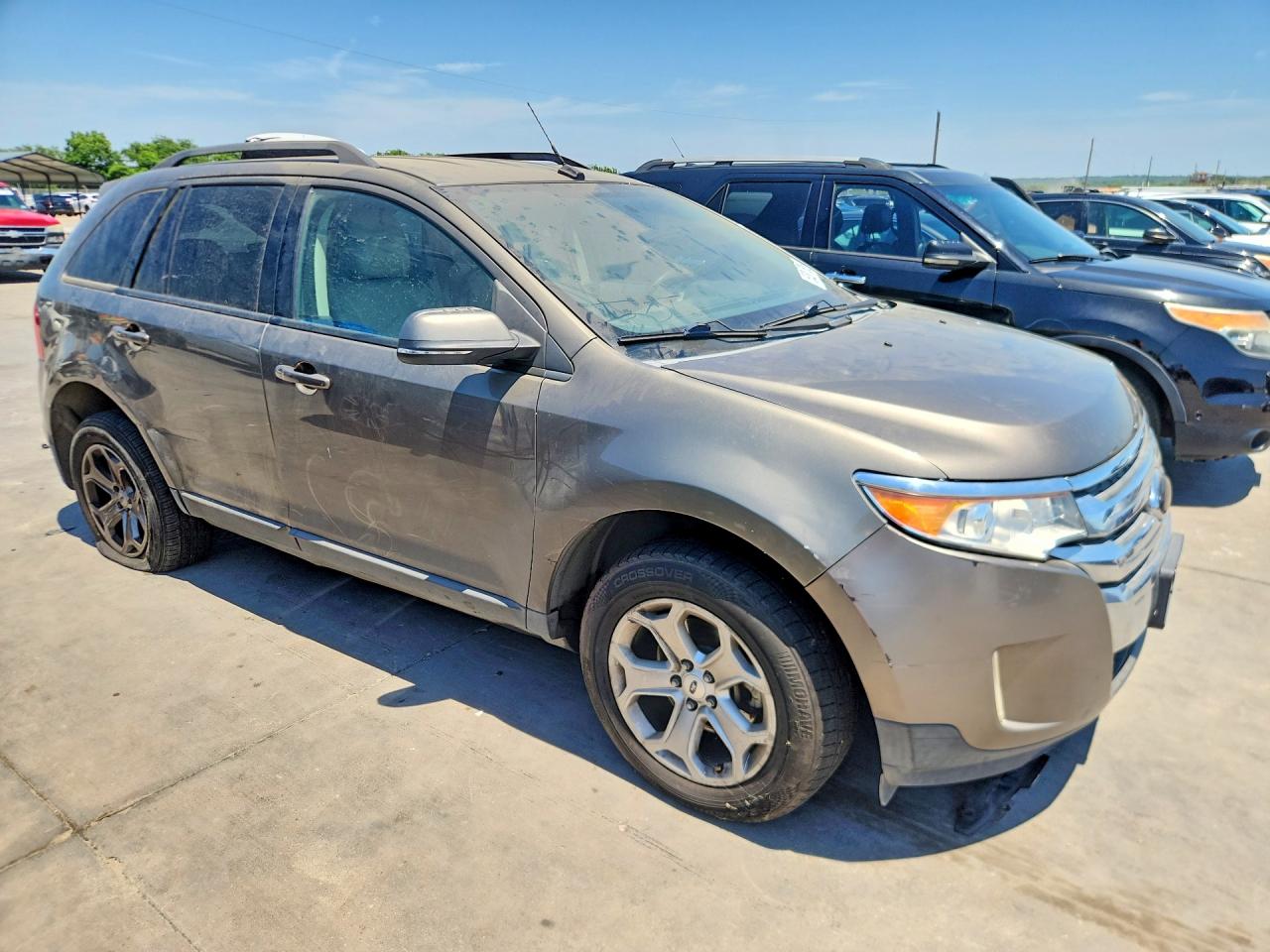 2013 Ford Edge Sel Brown vin: 2FMDK3JC3DBA72753