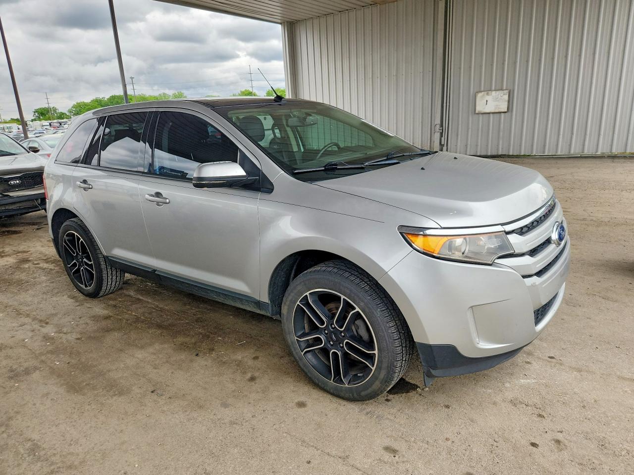 2013 Ford Edge Sel Silver vin: 2FMDK3JC3DBB05508