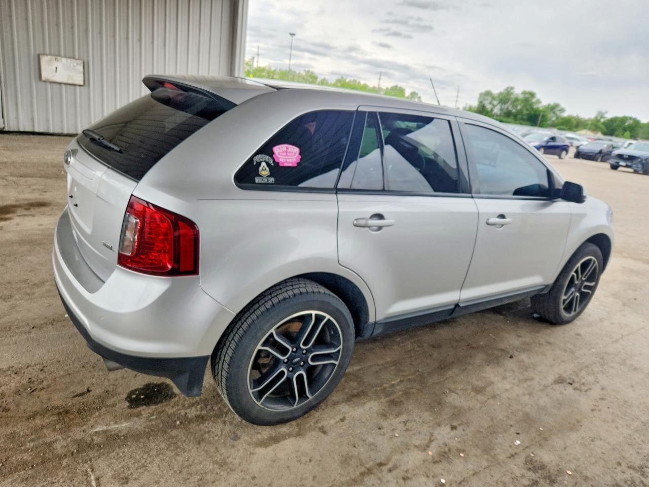 2013 Ford Edge Sel Silver vin: 2FMDK3JC3DBB05508