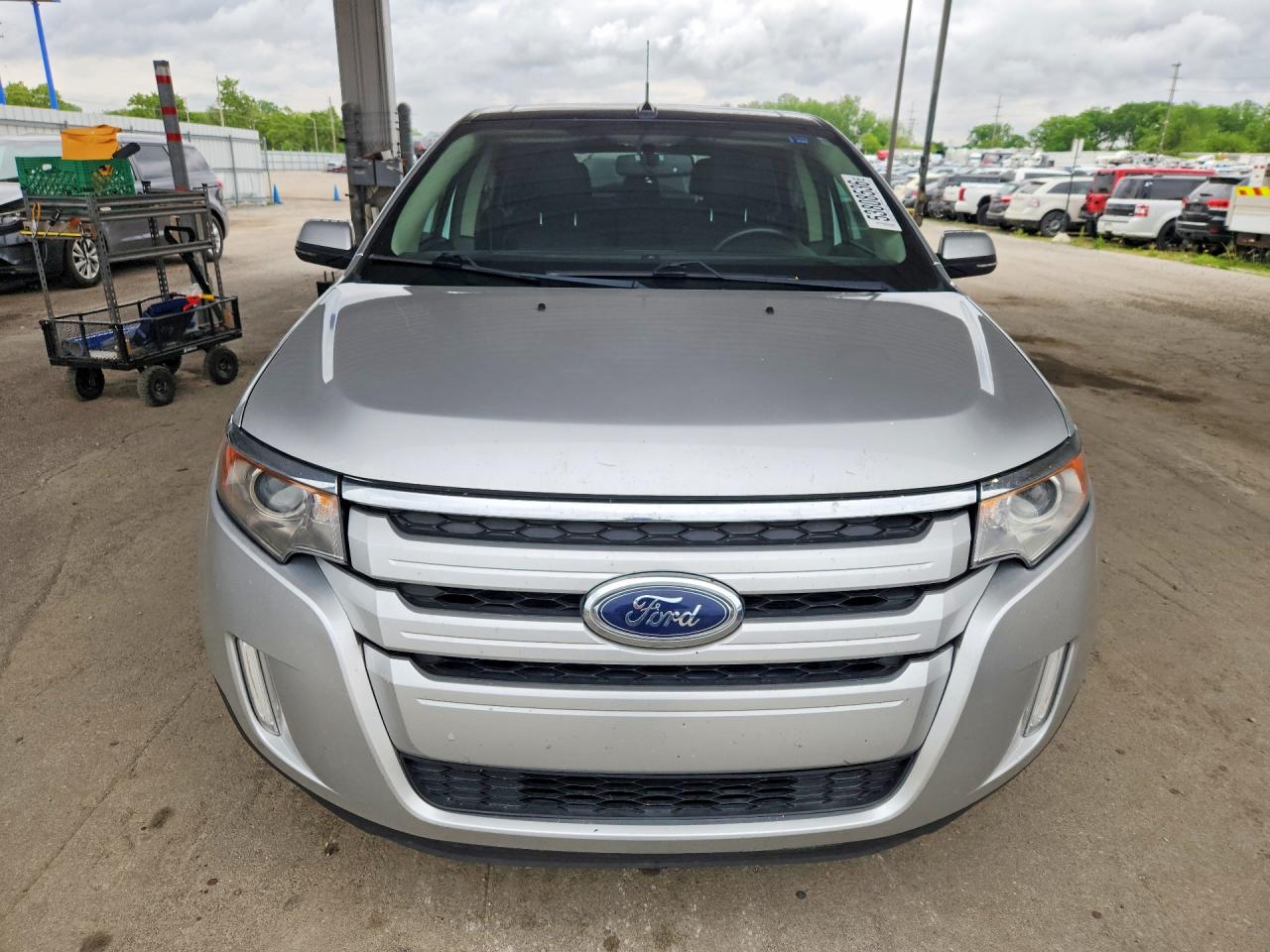 2013 Ford Edge Sel Silver vin: 2FMDK3JC3DBB05508