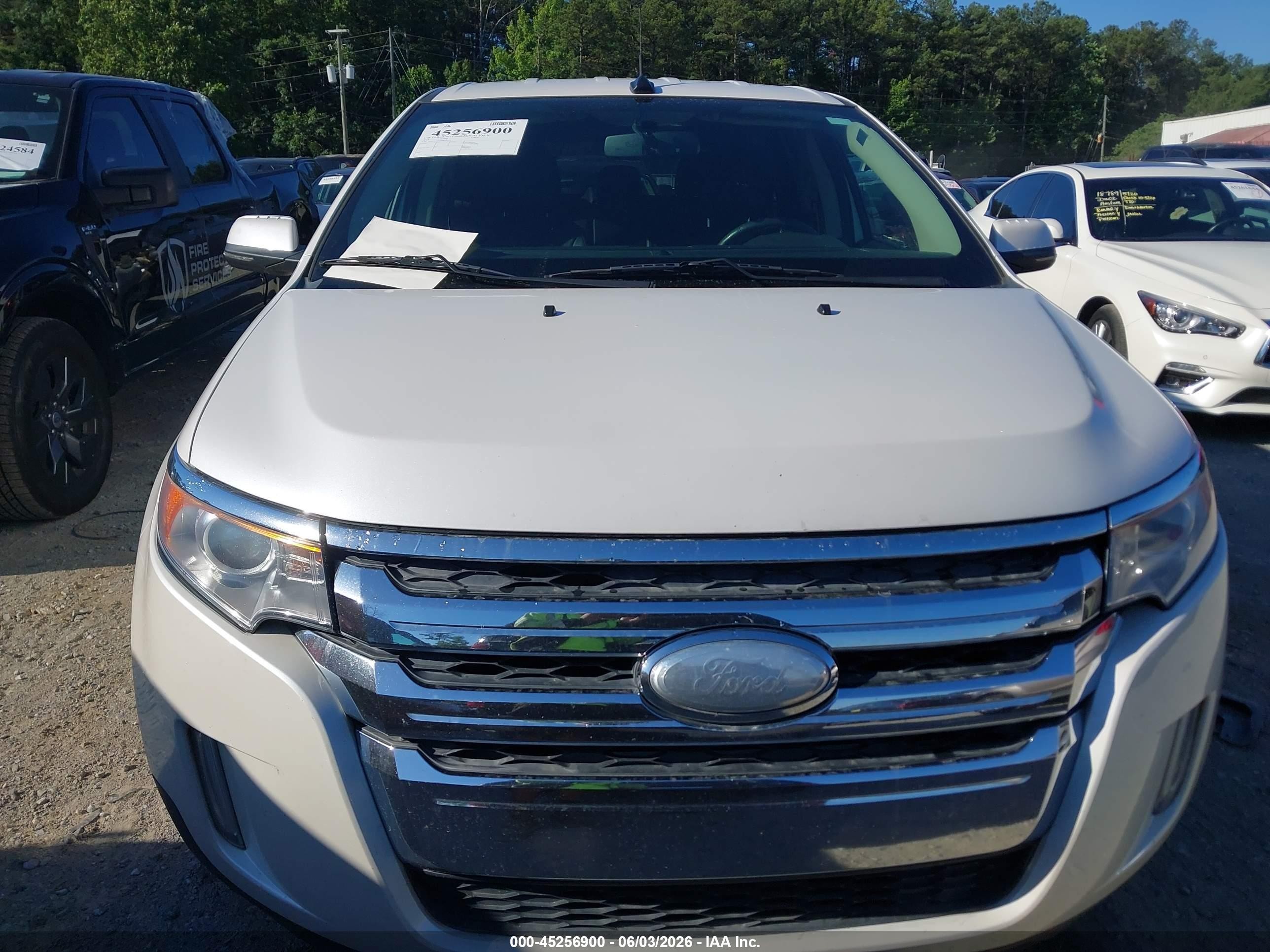 2013 Ford Edge Sel White vin: 2FMDK3JC3DBB19778