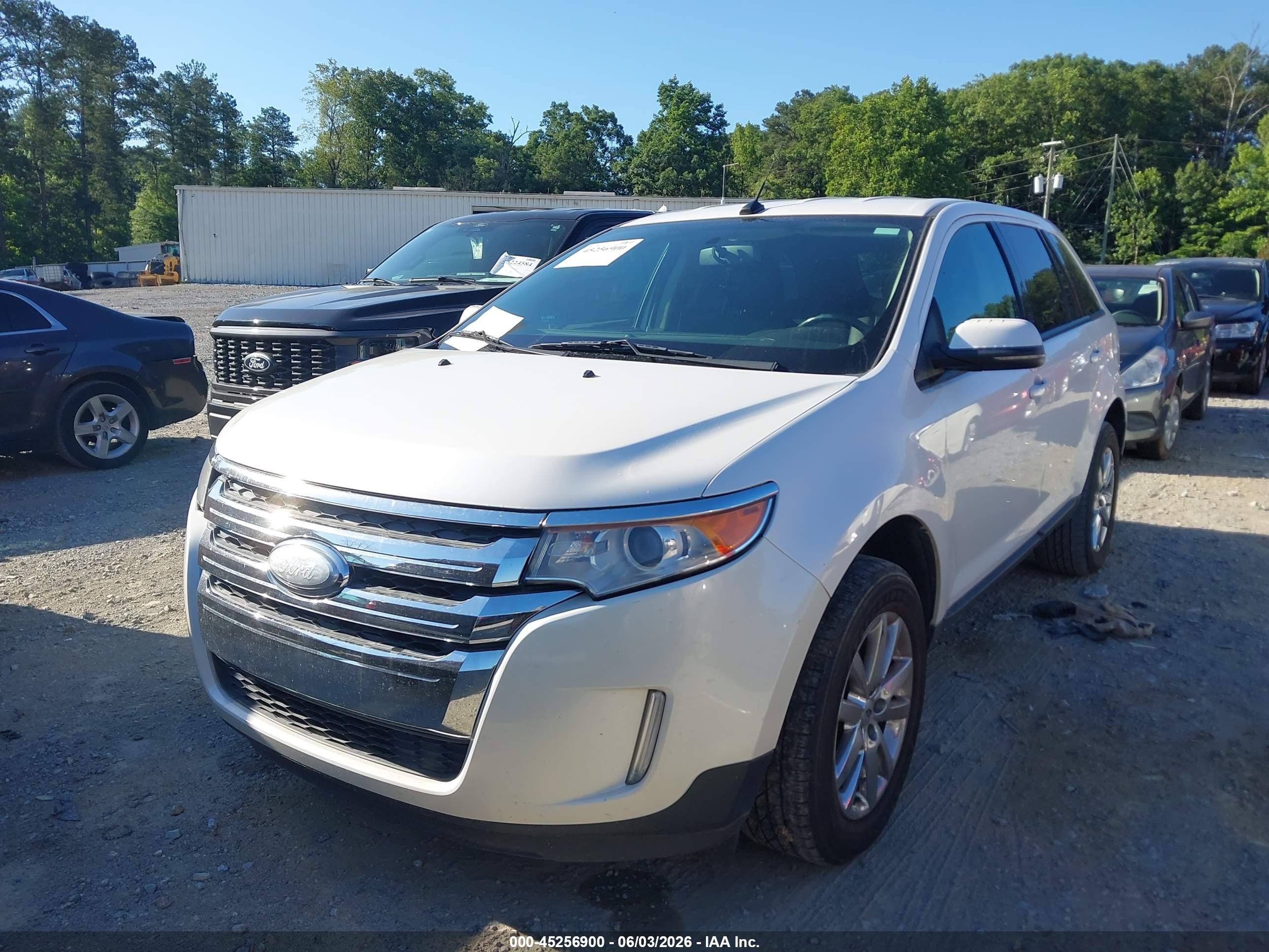 2013 Ford Edge Sel White vin: 2FMDK3JC3DBB19778