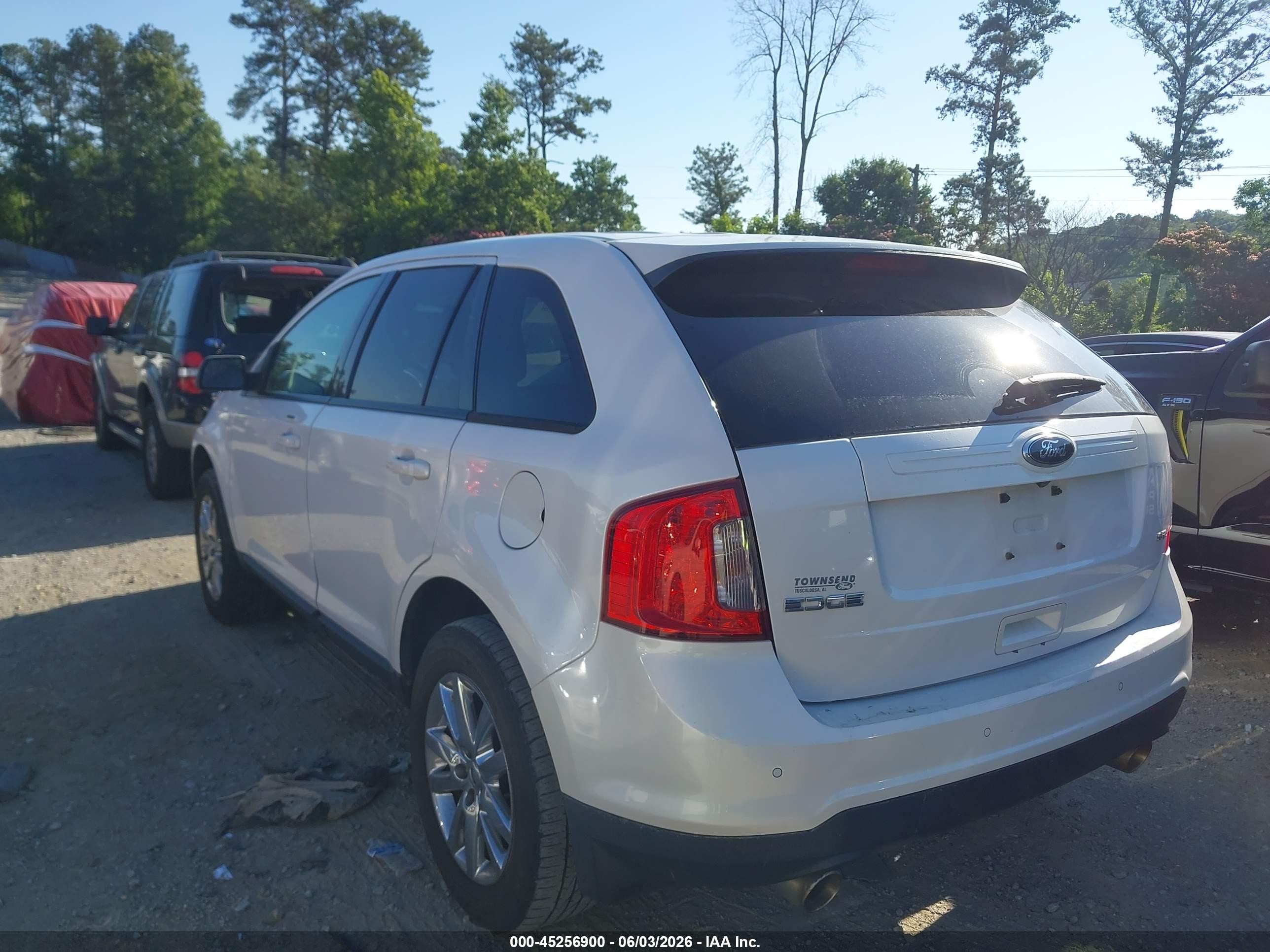 2013 Ford Edge Sel White vin: 2FMDK3JC3DBB19778