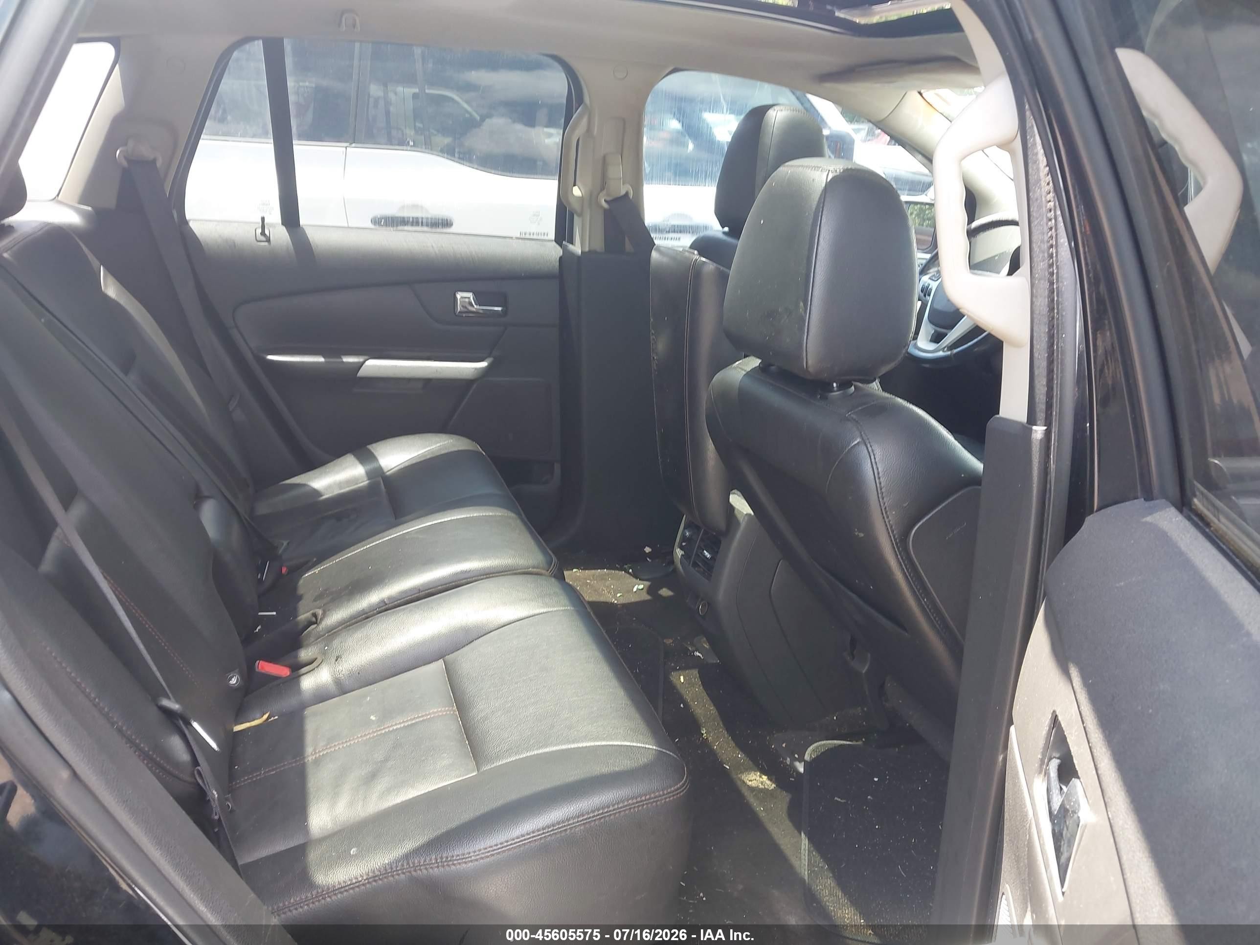 2013 Ford Edge Sel Black vin: 2FMDK3JC3DBB41487