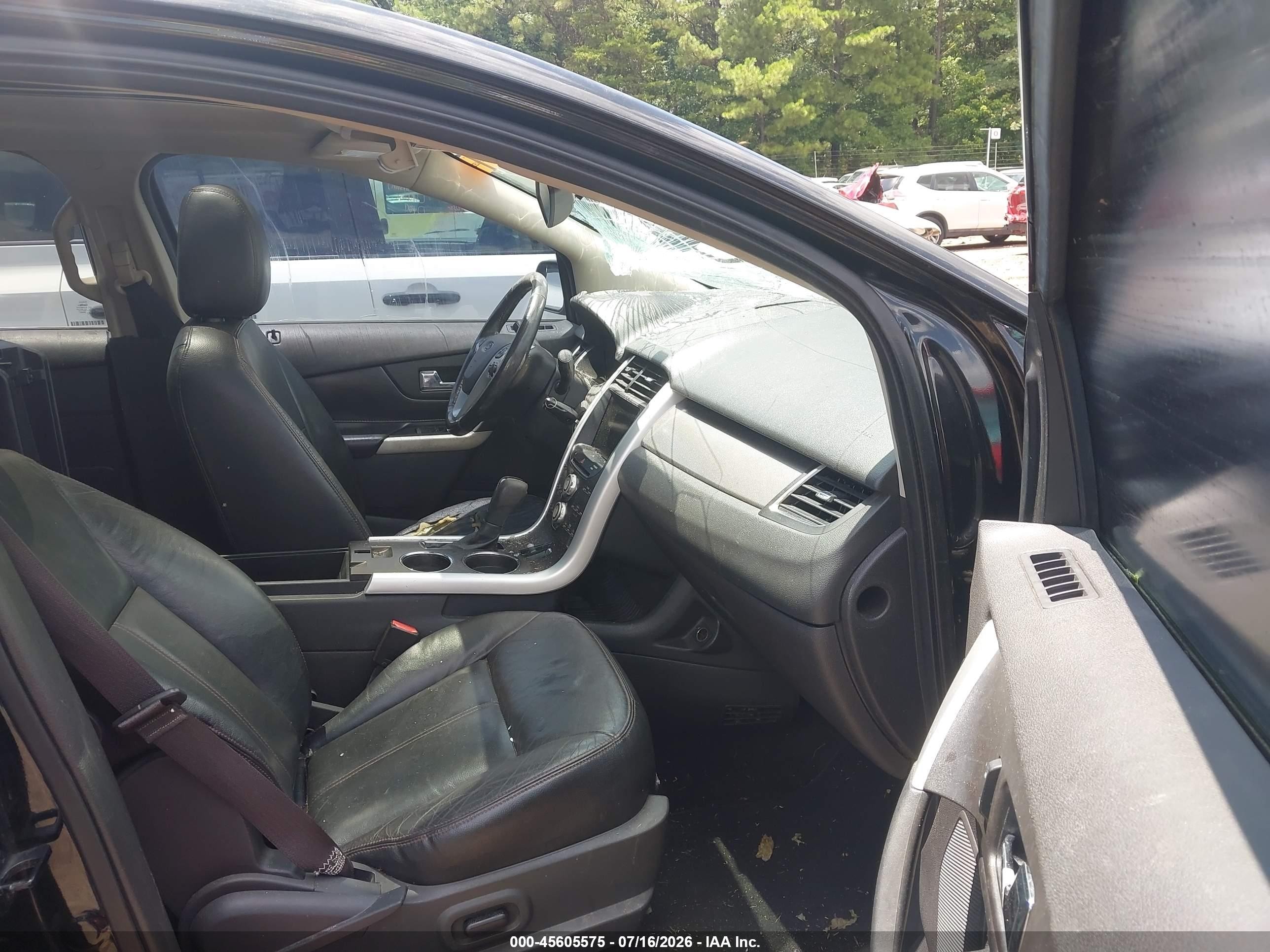 2013 Ford Edge Sel Black vin: 2FMDK3JC3DBB41487