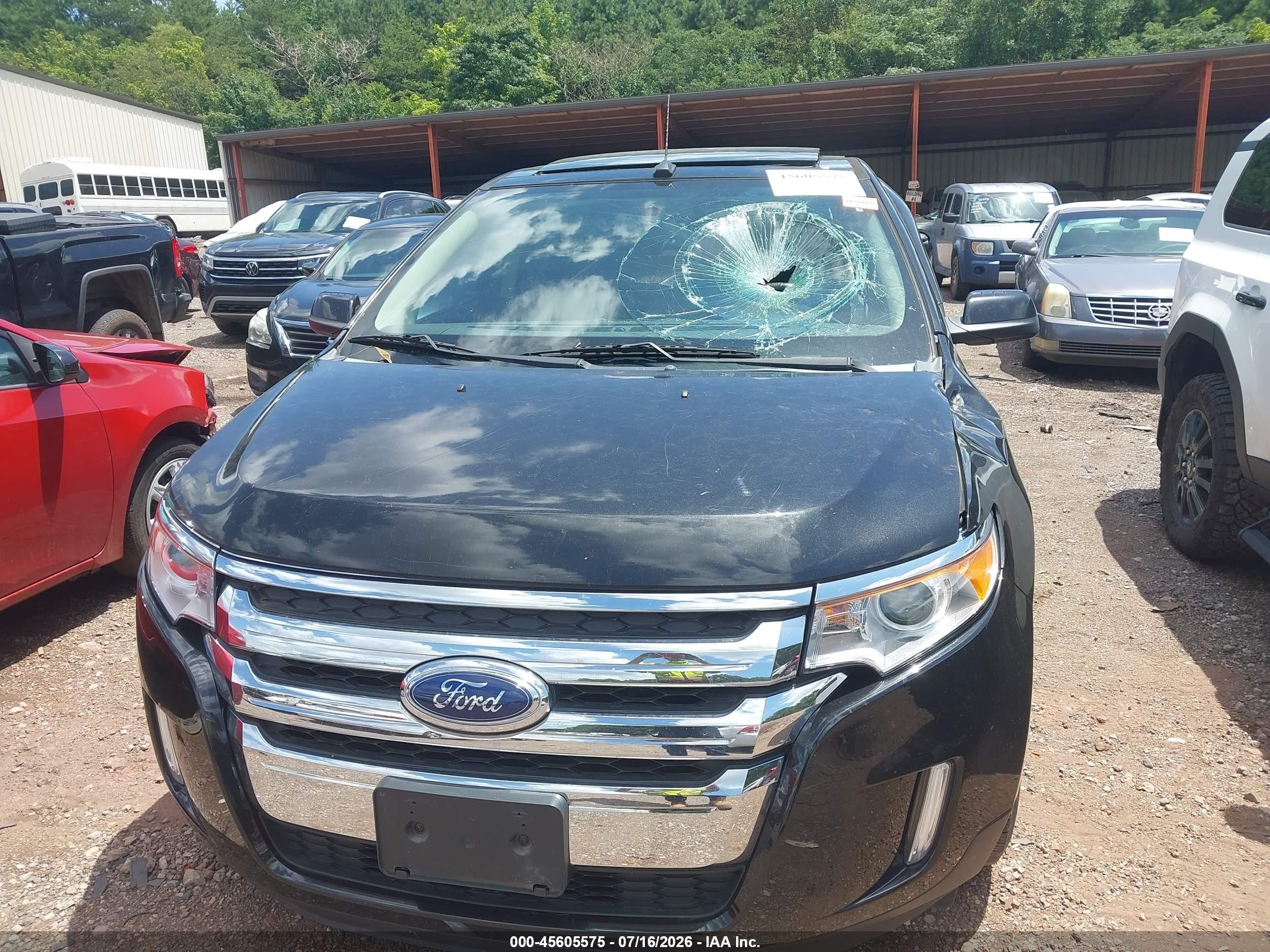 2013 Ford Edge Sel Black vin: 2FMDK3JC3DBB41487