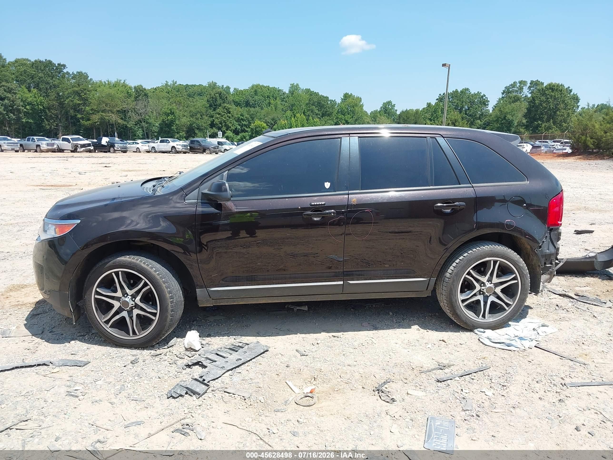 2013 Ford Edge Sel Фиолетовый vin: 2FMDK3JC3DBC32811