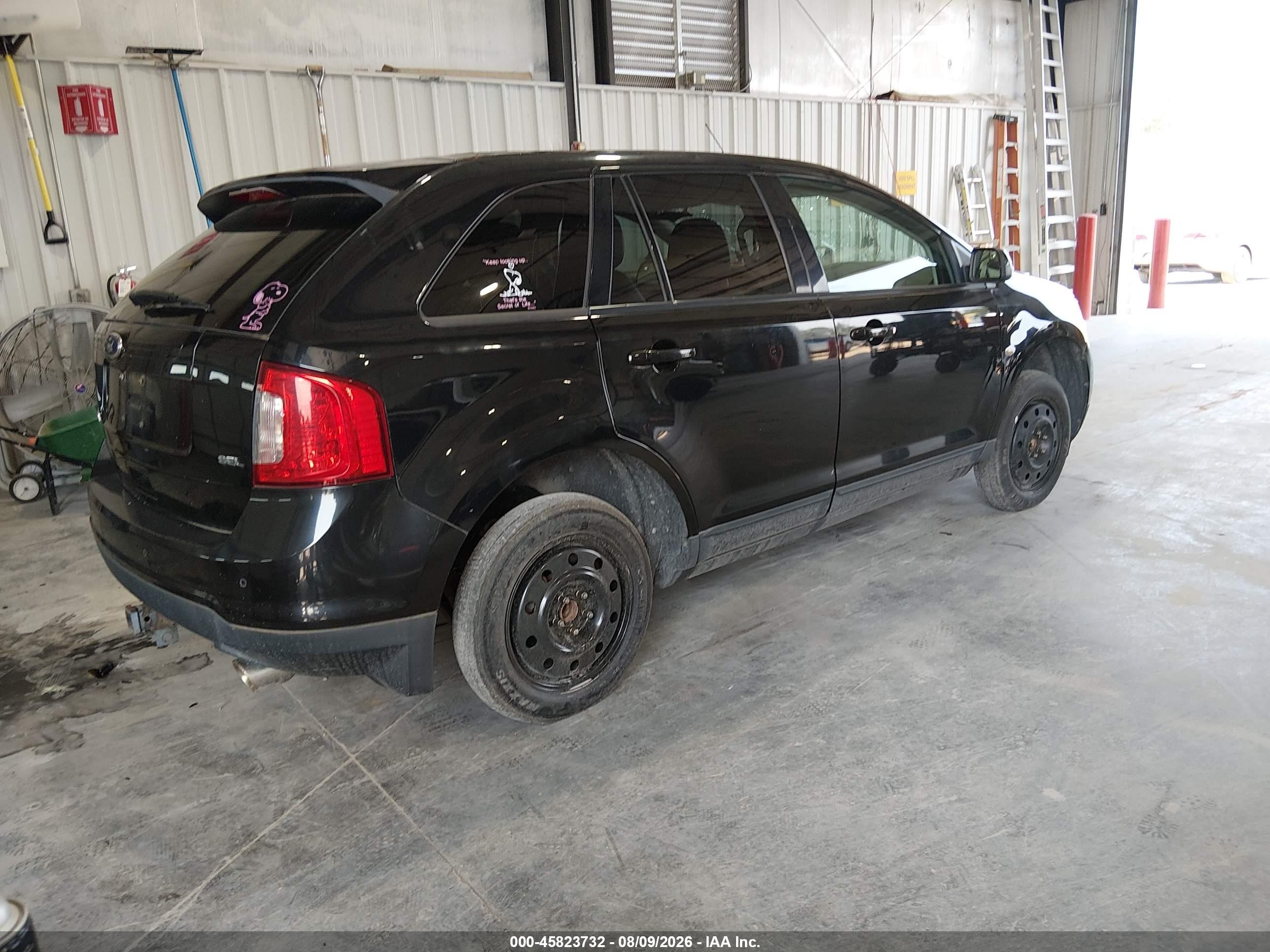 2013 Ford Edge Sel Black vin: 2FMDK3JC3DBC65677
