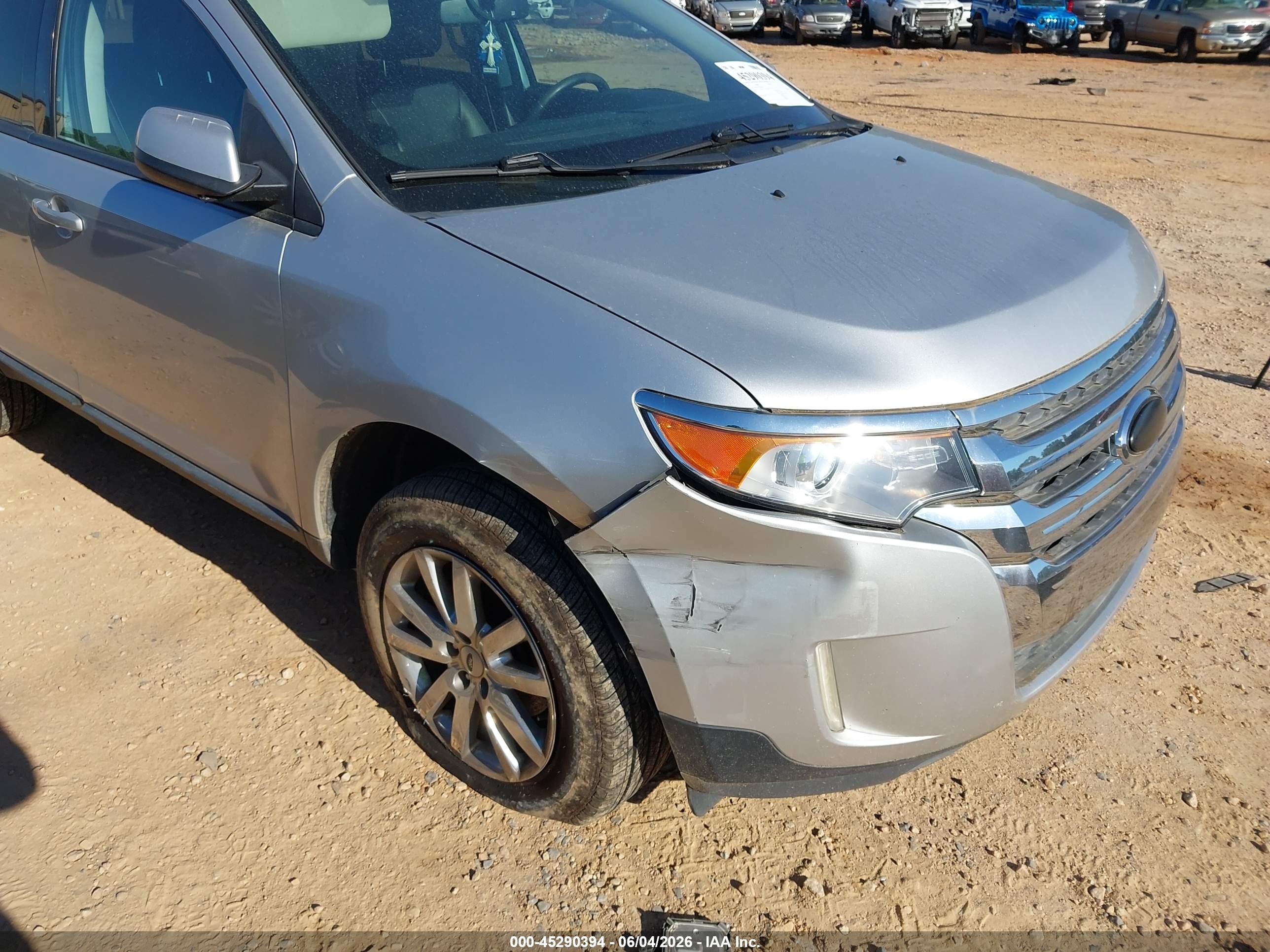 2013 Ford Edge Sel Silver vin: 2FMDK3JC3DBC83502
