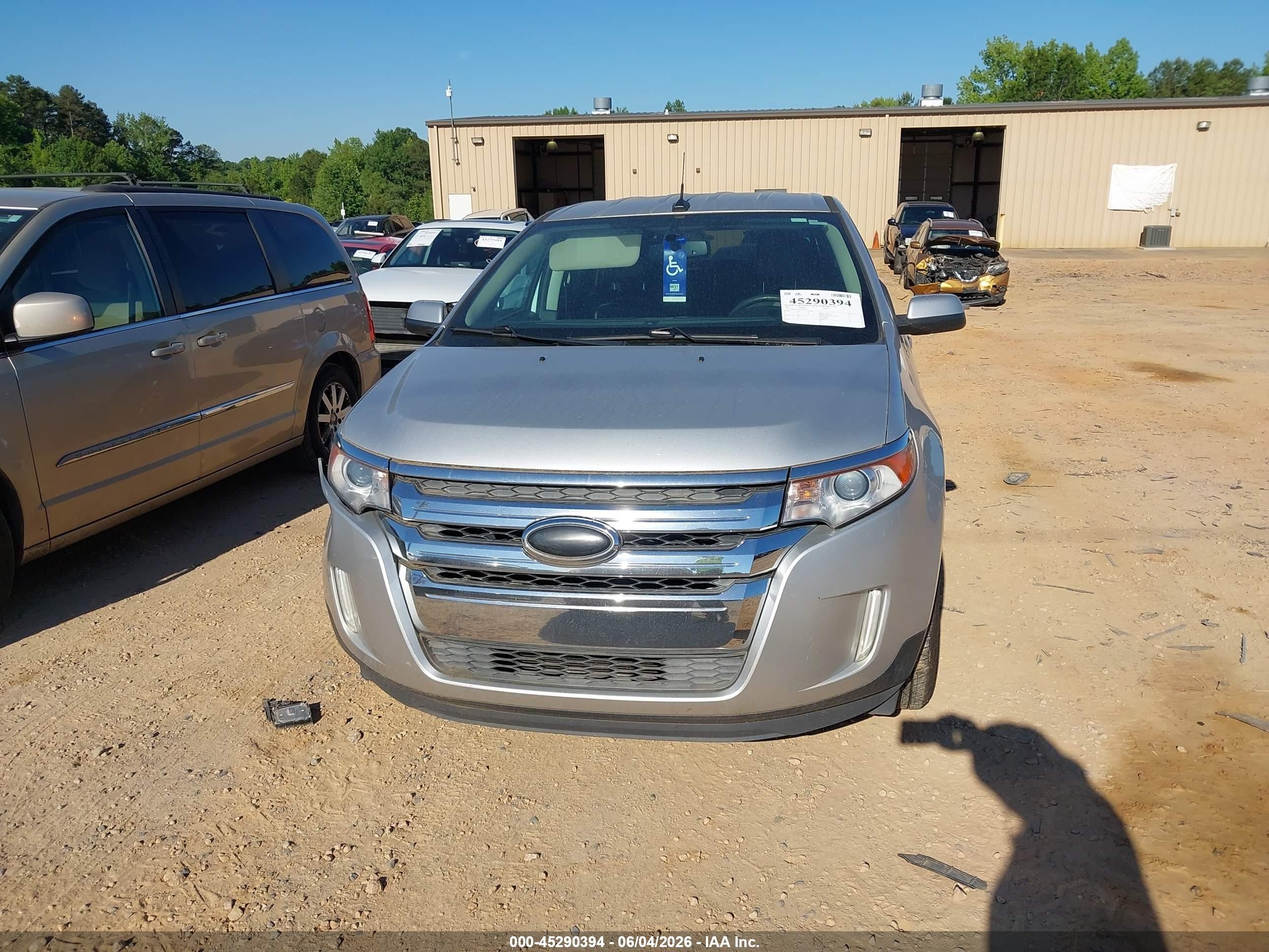 2013 Ford Edge Sel Silver vin: 2FMDK3JC3DBC83502