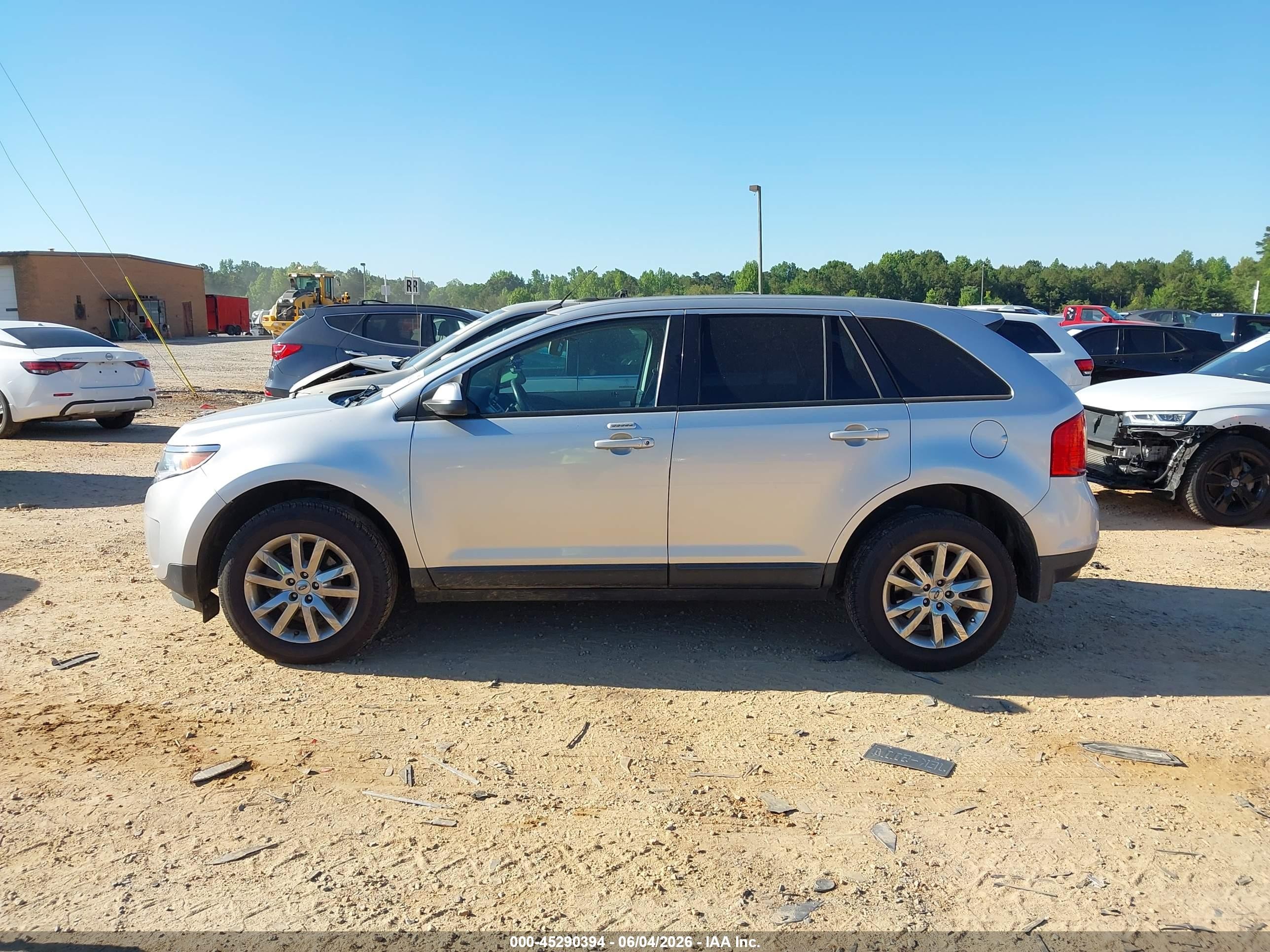 2013 Ford Edge Sel Silver vin: 2FMDK3JC3DBC83502