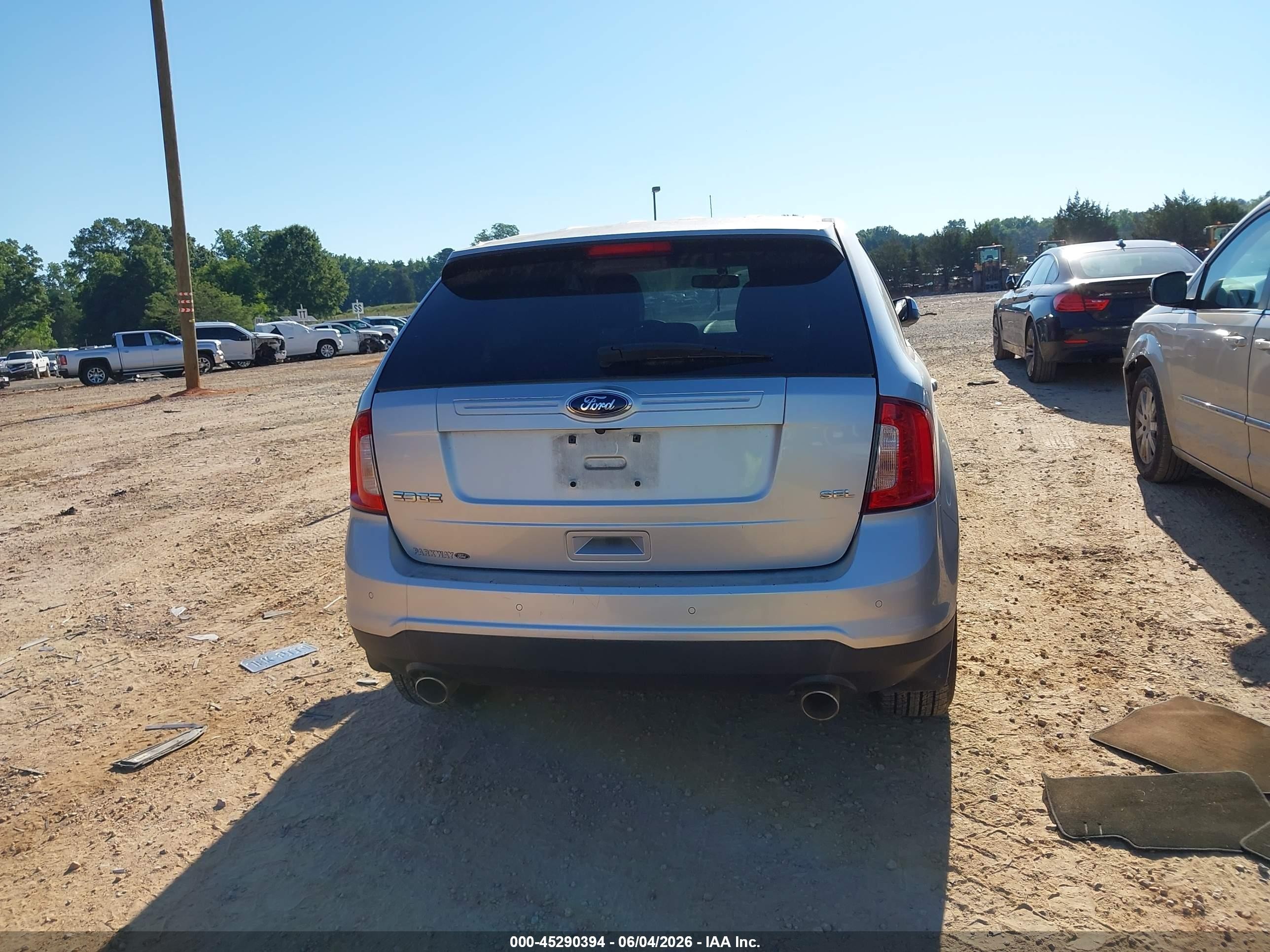2013 Ford Edge Sel Silver vin: 2FMDK3JC3DBC83502