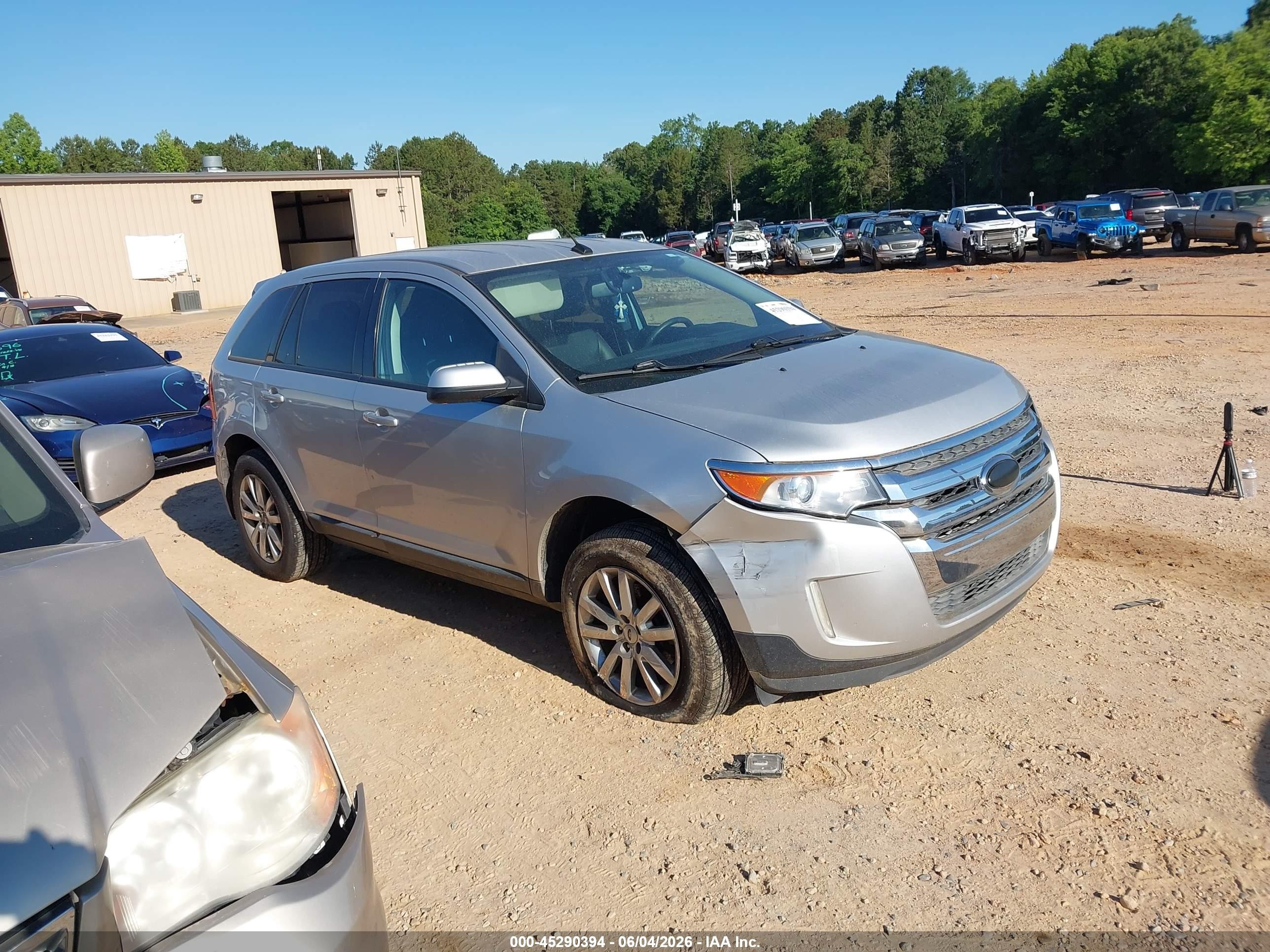 2013 Ford Edge Sel Silver vin: 2FMDK3JC3DBC83502