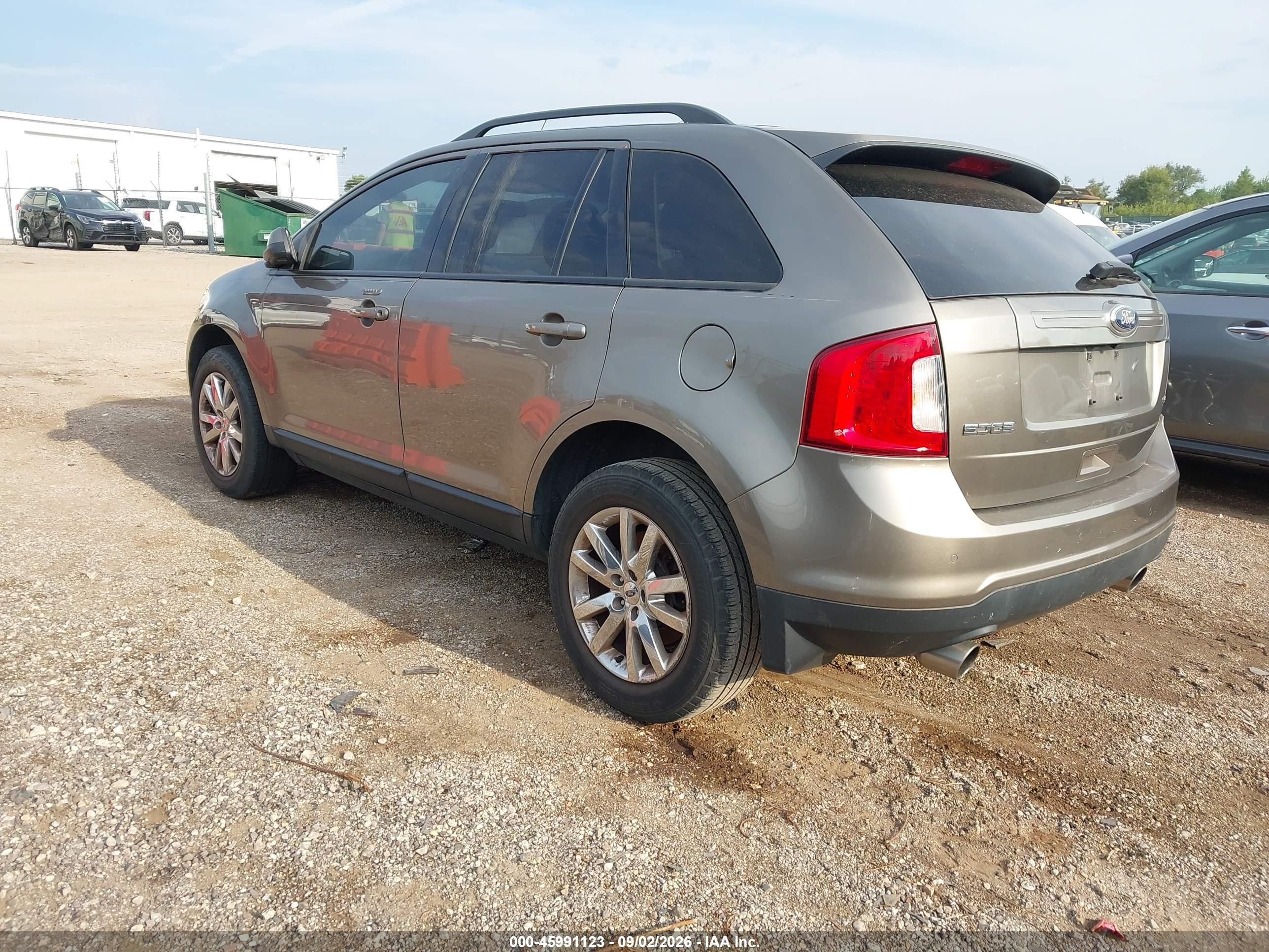 2013 Ford Edge Sel Gray vin: 2FMDK3JC3DBE18171