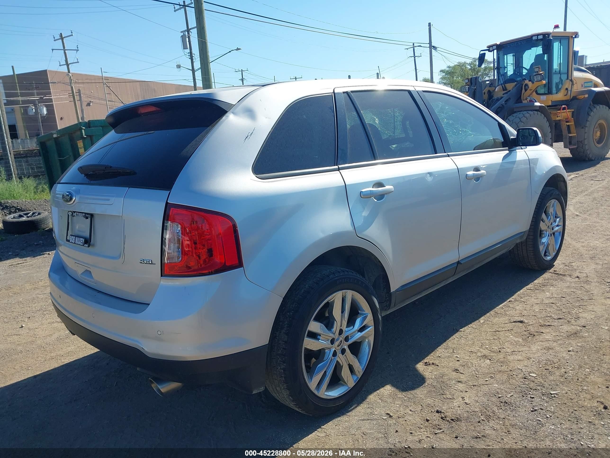 2014 Ford Edge Sel Silver vin: 2FMDK3JC3EBA04227